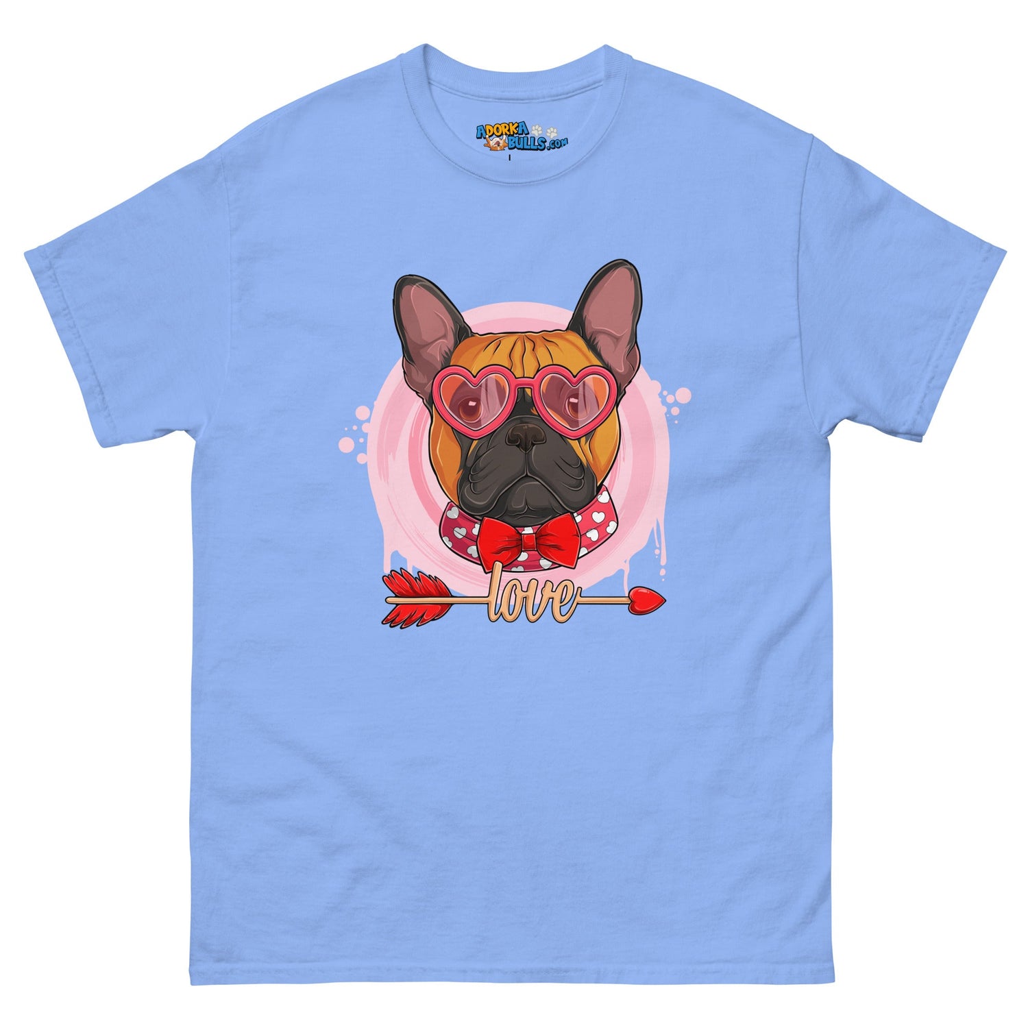 Handsome Red &amp; White Colored Male French Bulldog Valentine&