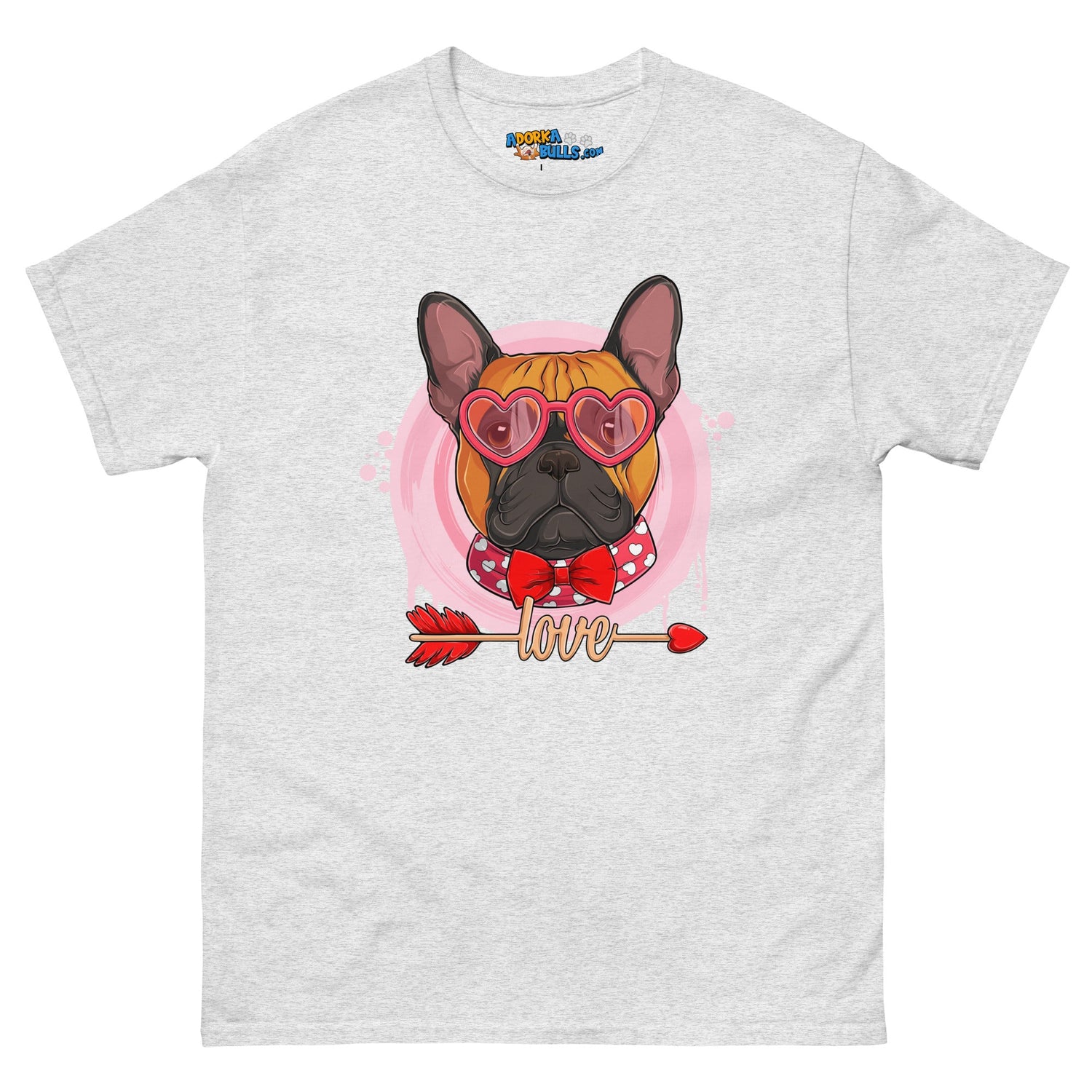 Handsome Red &amp; White Colored Male French Bulldog Valentine&