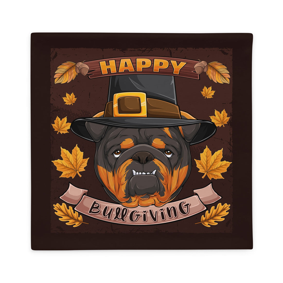 Happy Bullgiving Pillow Case