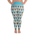 Happy French Bulldog Plus Size Leggings | Red & White Colored