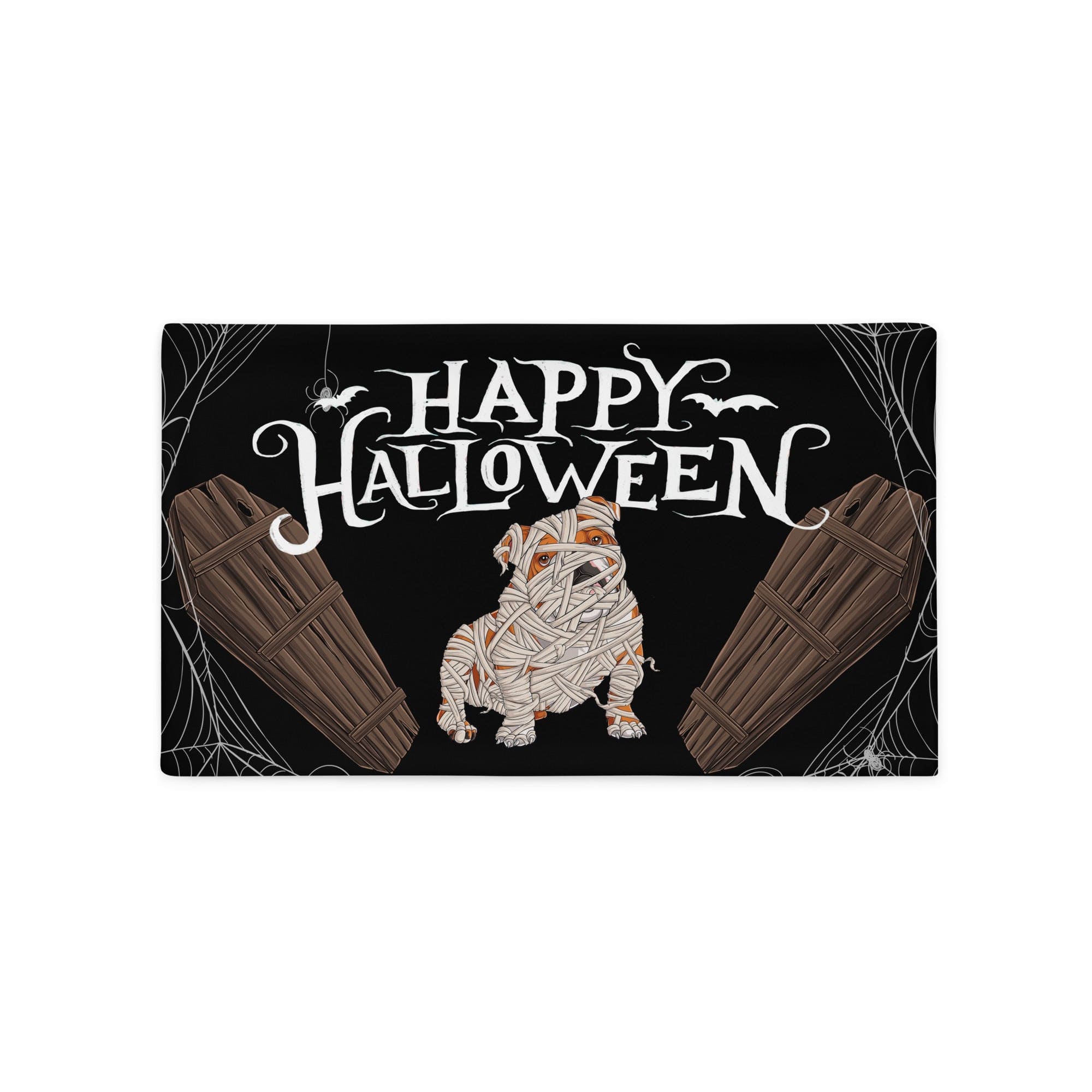 Happy Halloween Coffin Pillow Case