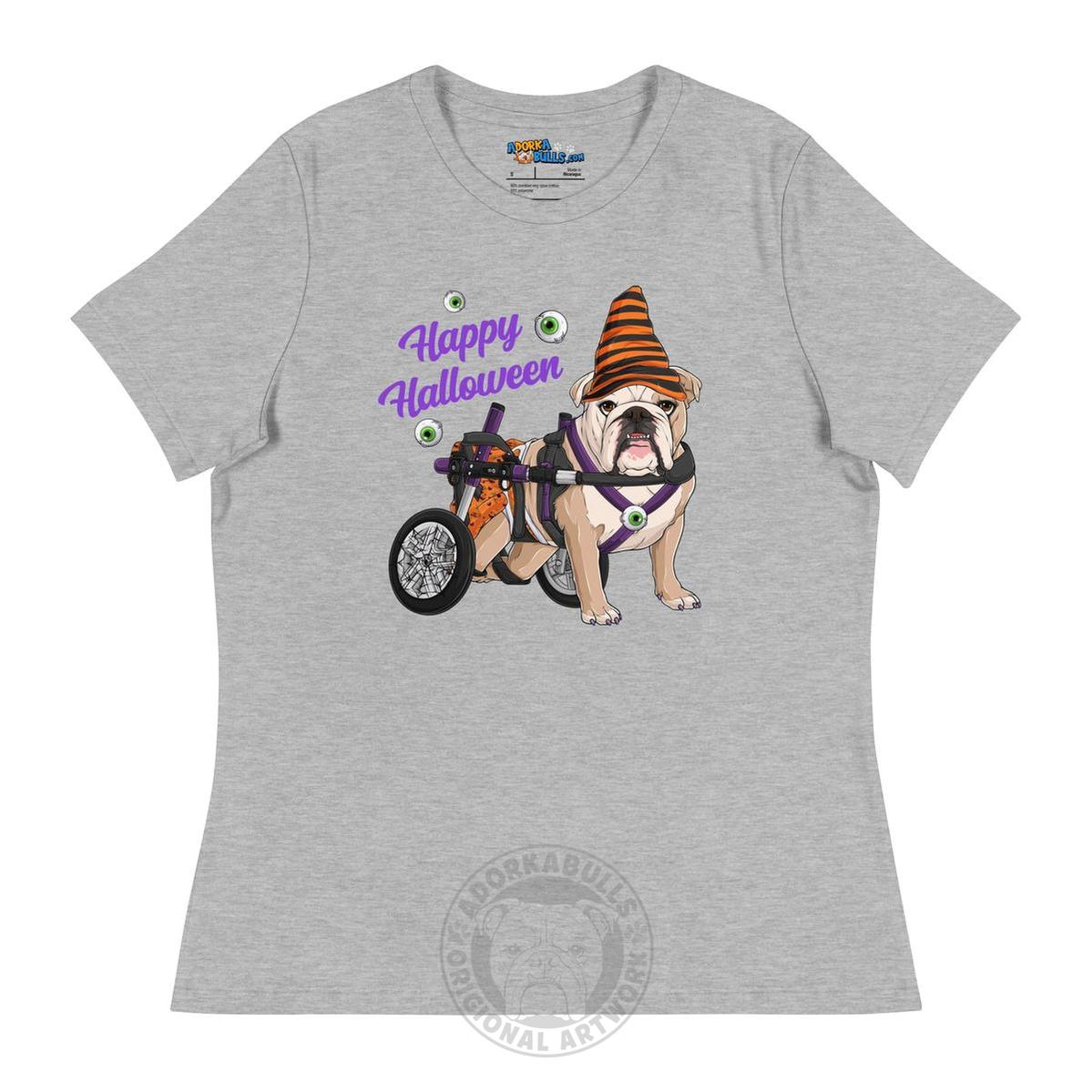 Happy Halloween Pumpkin Wheelchair Women&