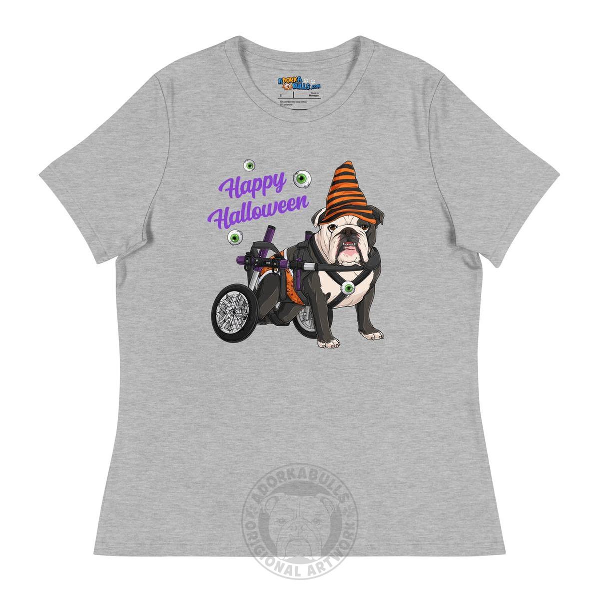 Happy Halloween Pumpkin Wheelchair Women&