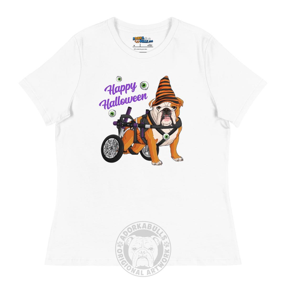 Happy Halloween Pumpkin Wheelchair Women&