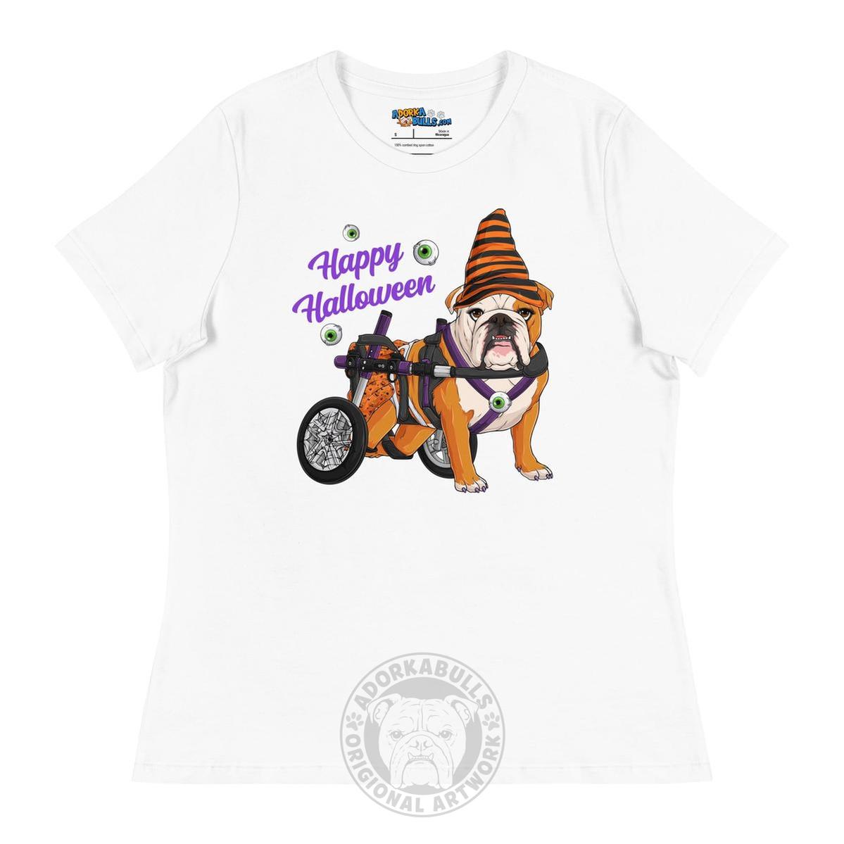 Happy Halloween Pumpkin Wheelchair Women&