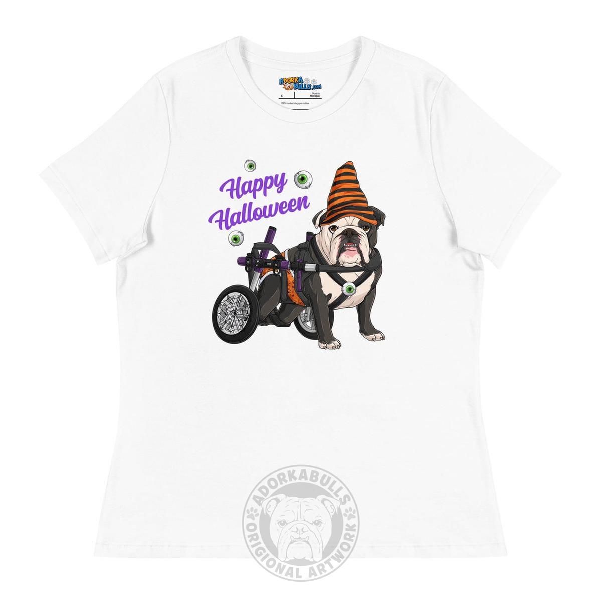 Happy Halloween Pumpkin Wheelchair Women&