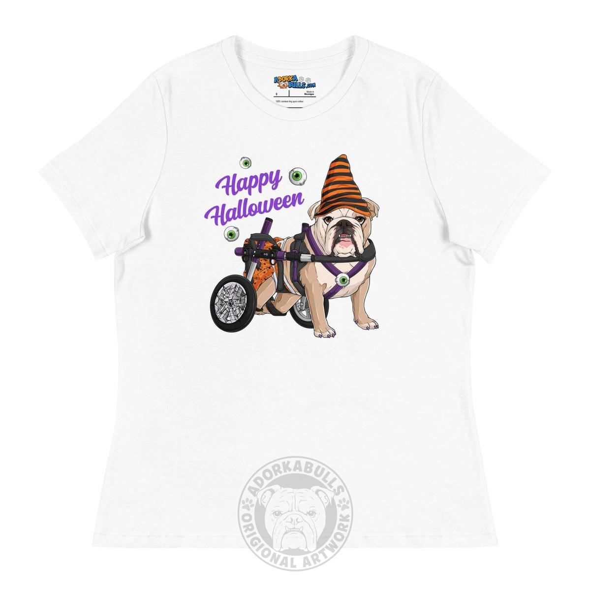 Happy Halloween Pumpkin Wheelchair Women&