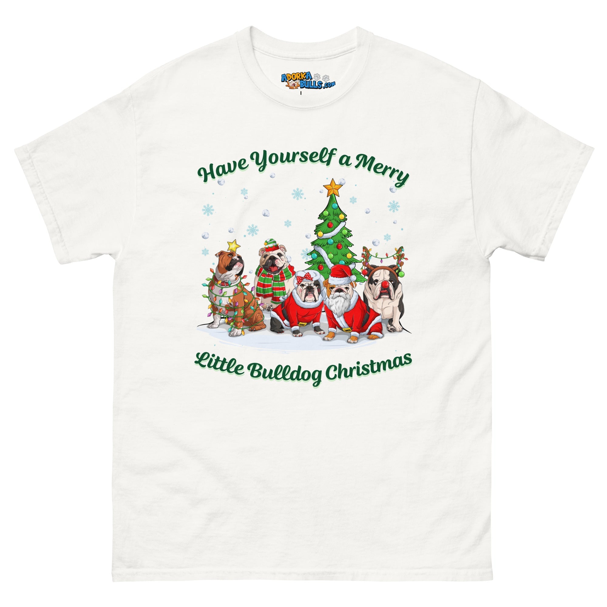 Have Yourself a Merry Little Bulldog Christmas T-Shirt