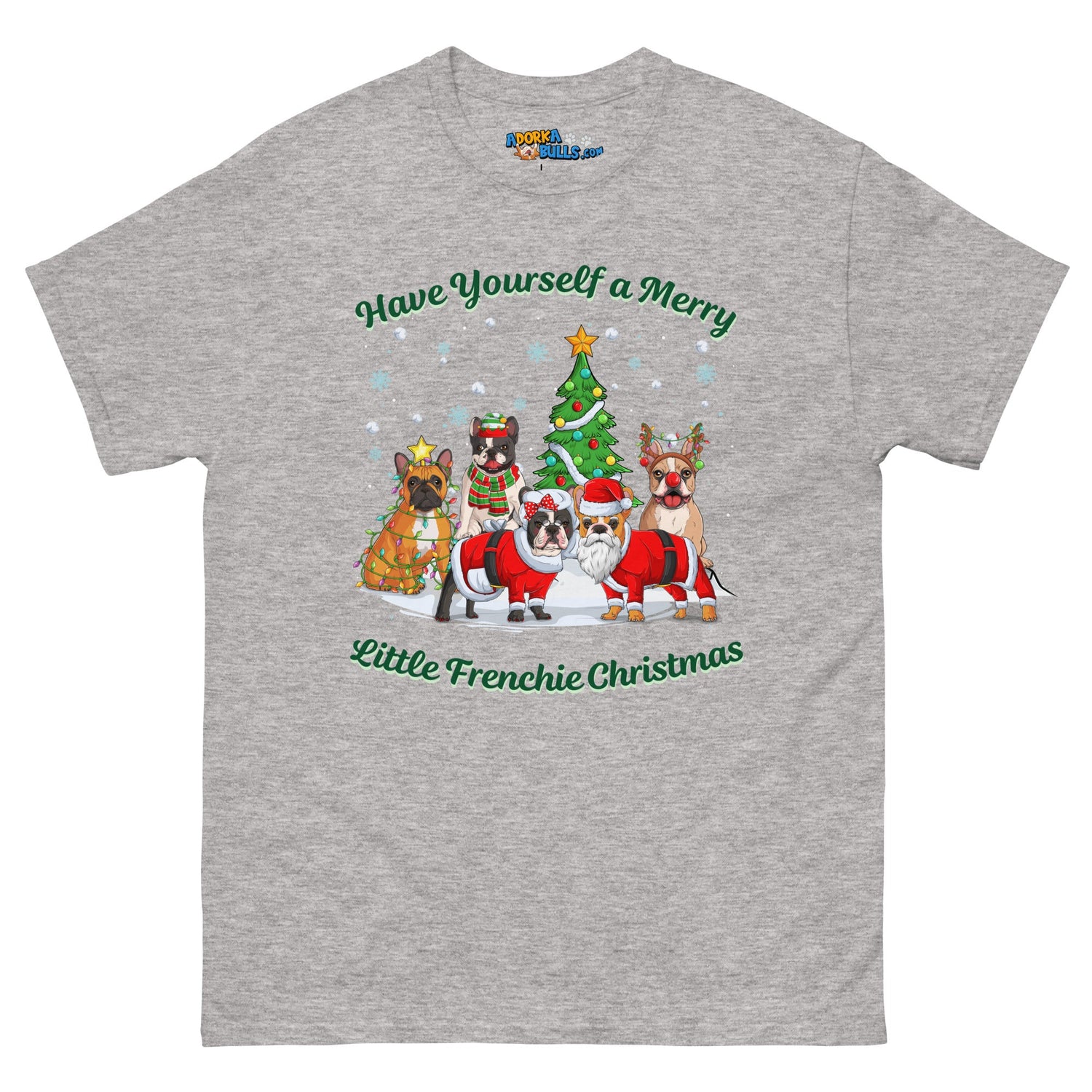 Have Yourself a Merry Little Frenchie Christmas T-Shirt