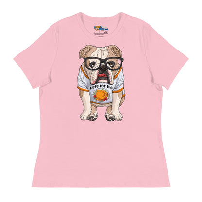 &quot;Here For The Turkey&quot; English Bulldog Women&