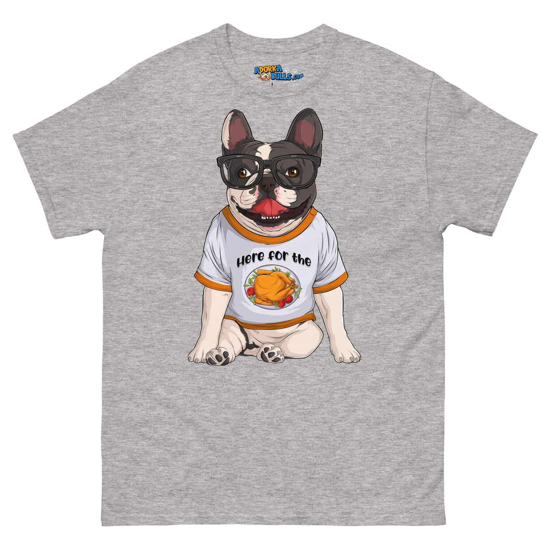 "Here For The Turkey" French Bulldog Men&