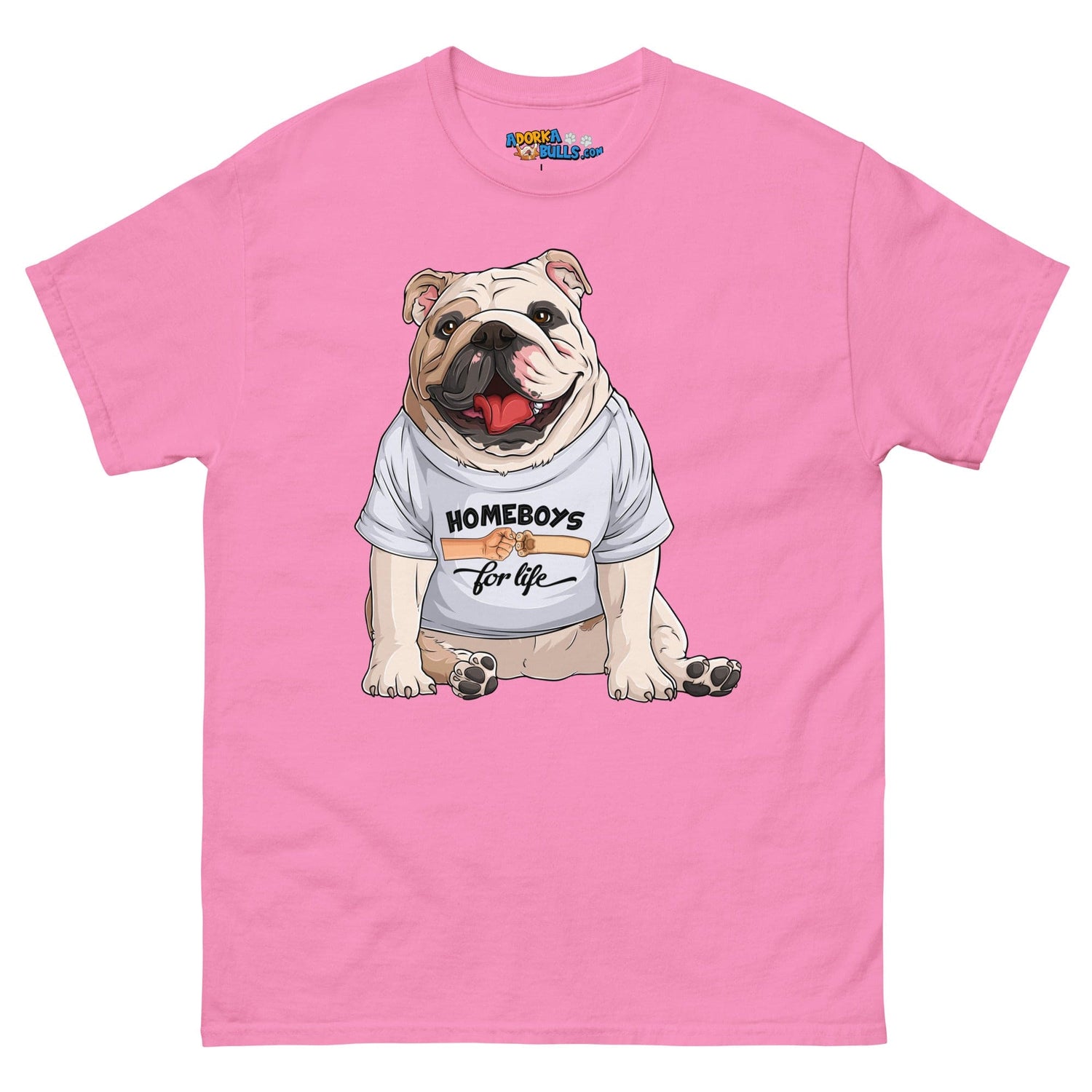 &quot;Homeboys For Life&quot; English Bulldog Men&