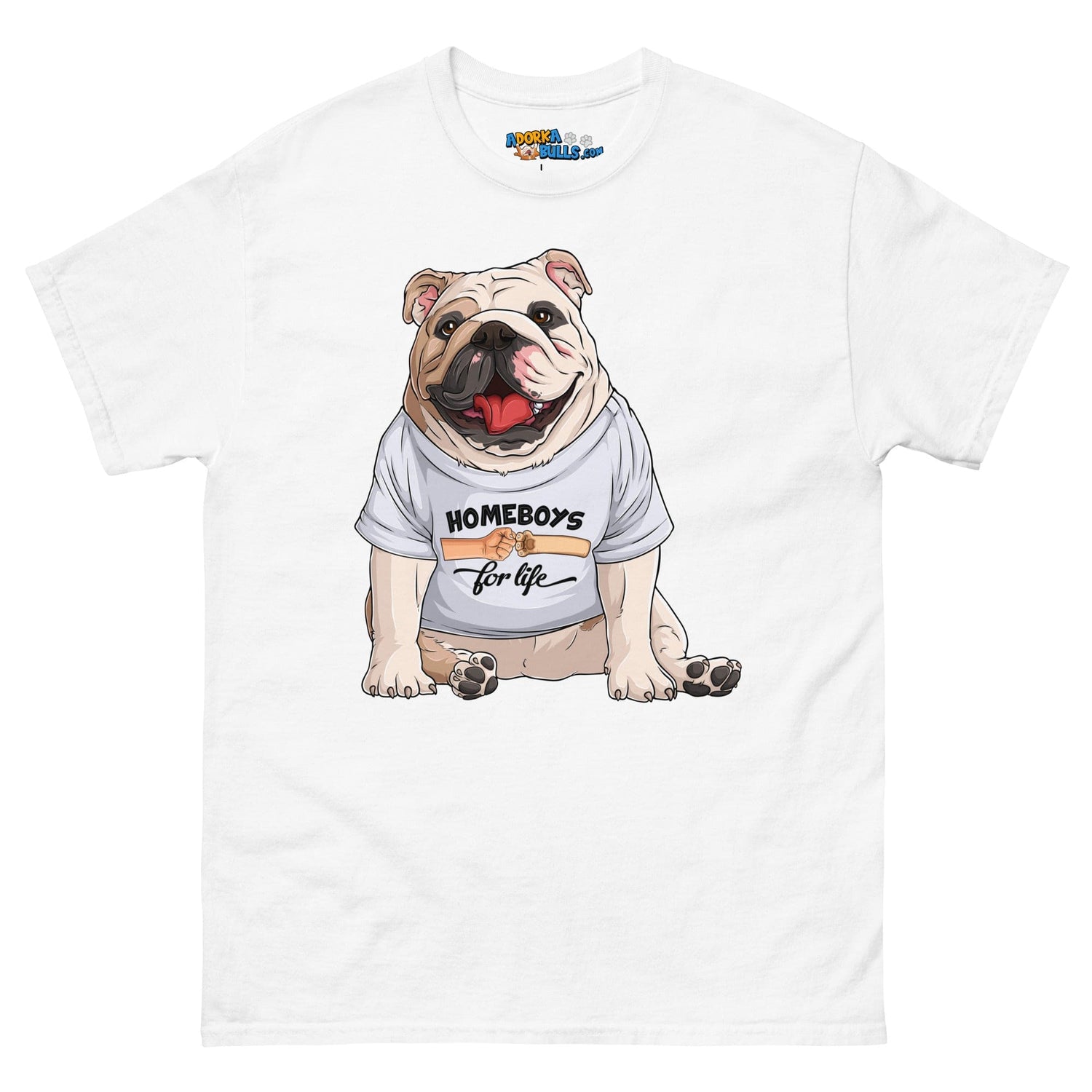 &quot;Homeboys For Life&quot; English Bulldog Men&