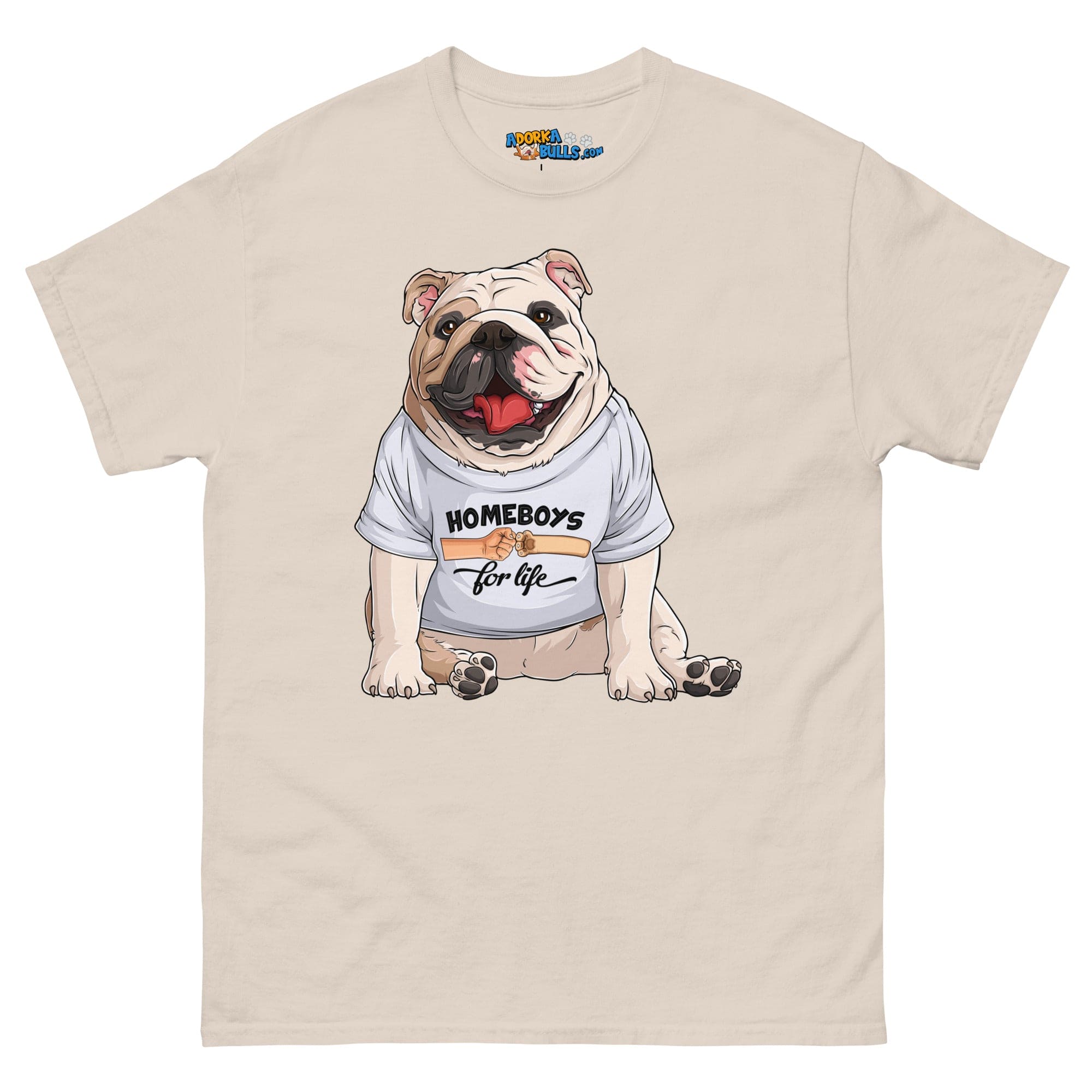 &quot;Homeboys For Life&quot; English Bulldog Men&