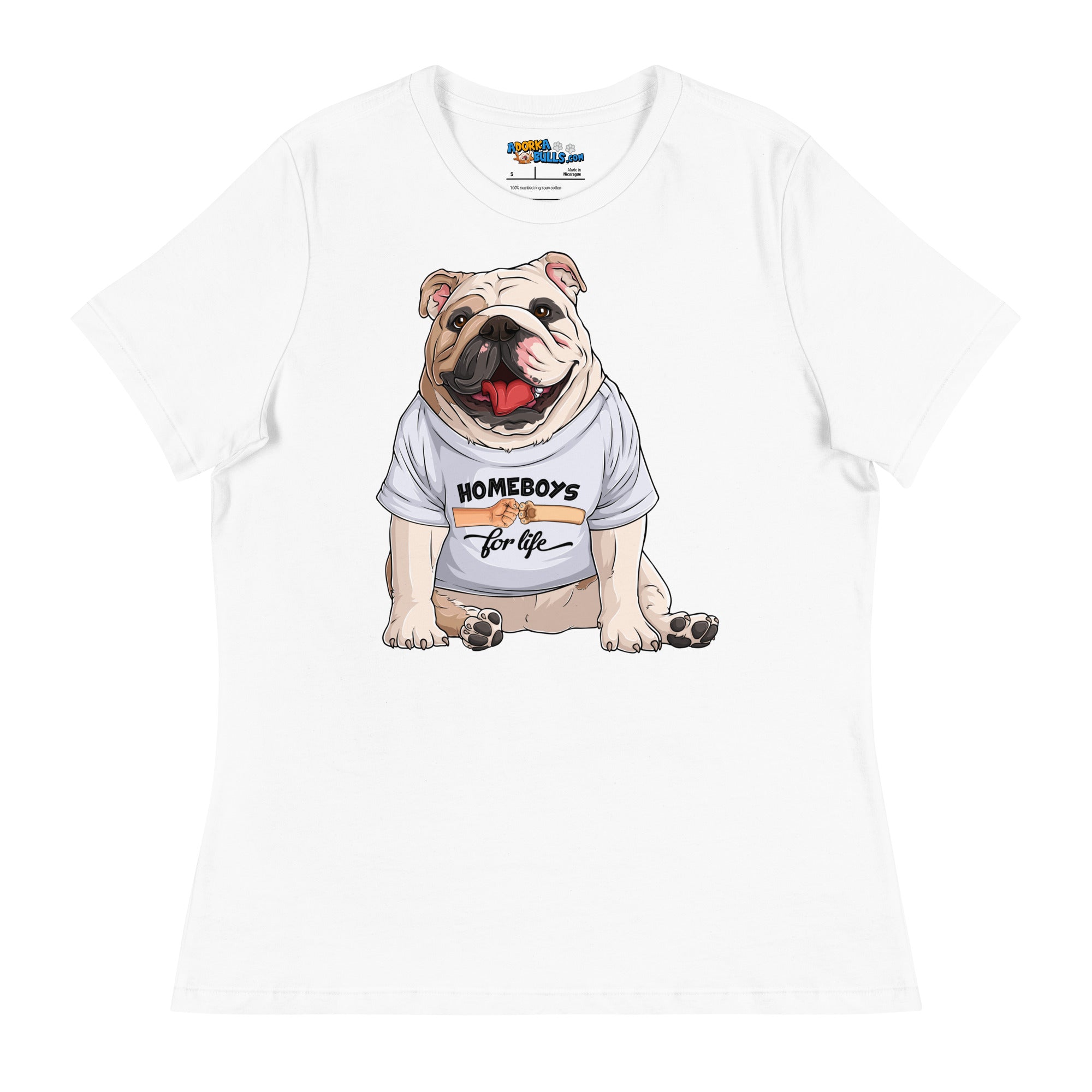 &quot;Homeboys For Life&quot; English Bulldog Women&