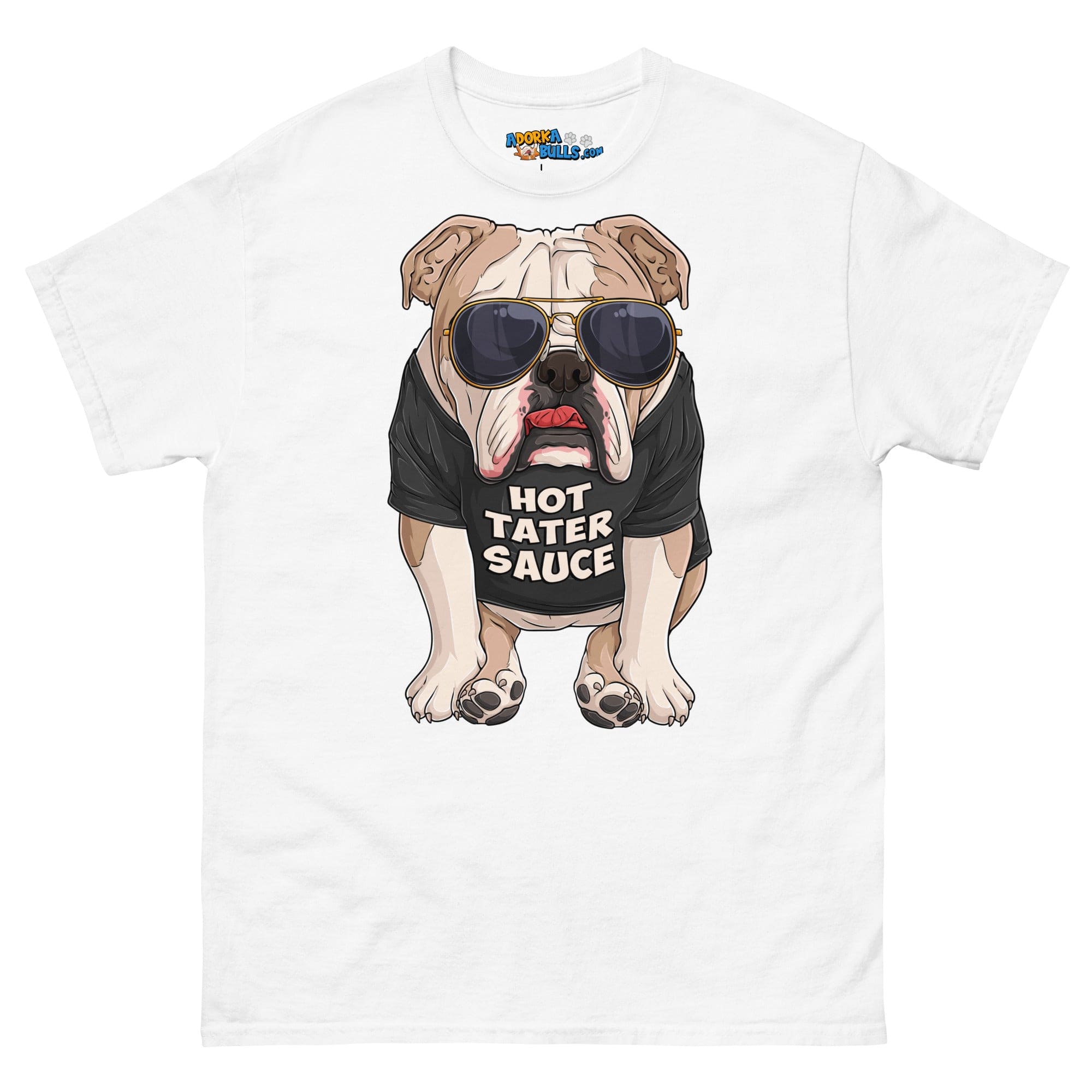 &quot;Hot Tater Sauce&quot; English Bulldog Men&