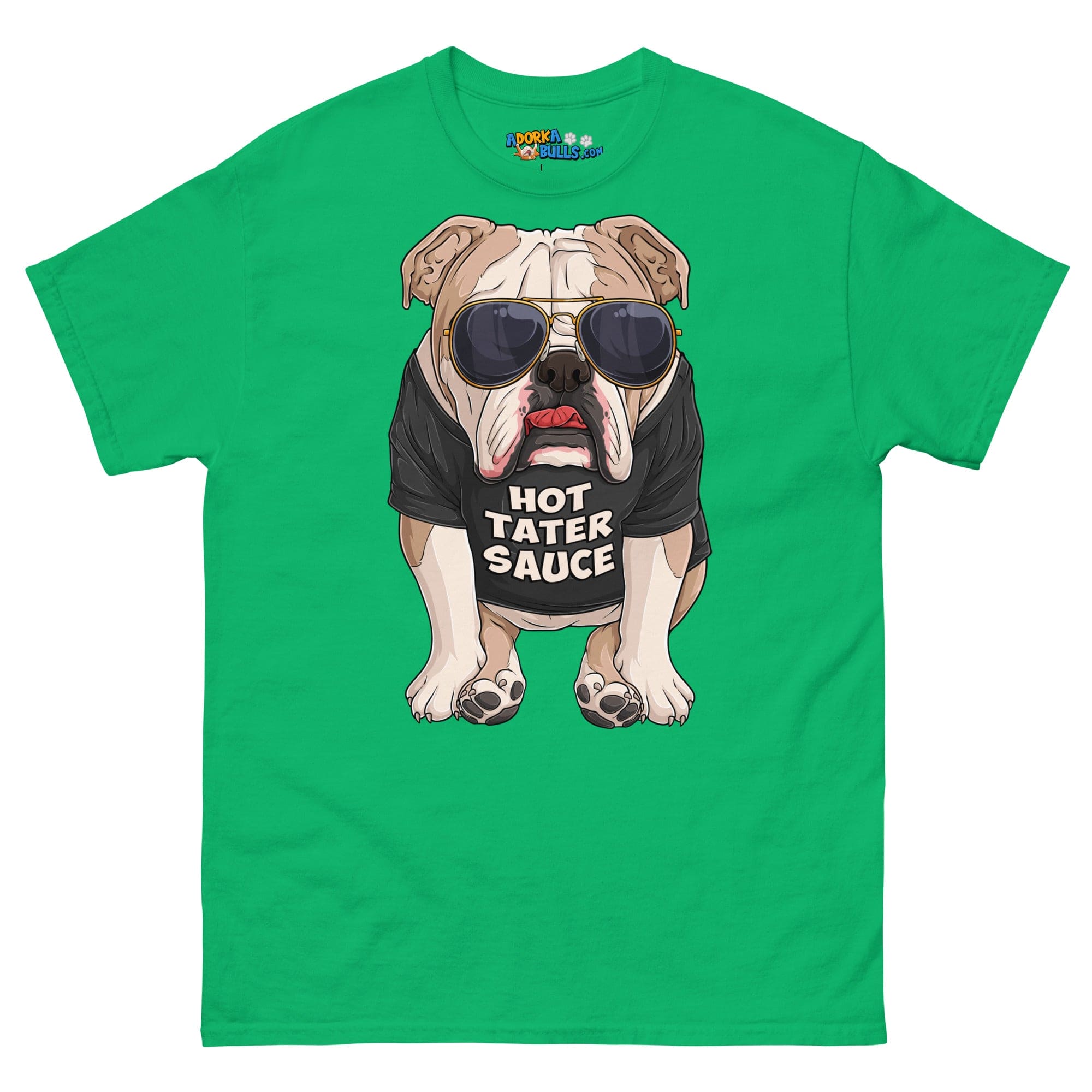 &quot;Hot Tater Sauce&quot; English Bulldog Men&