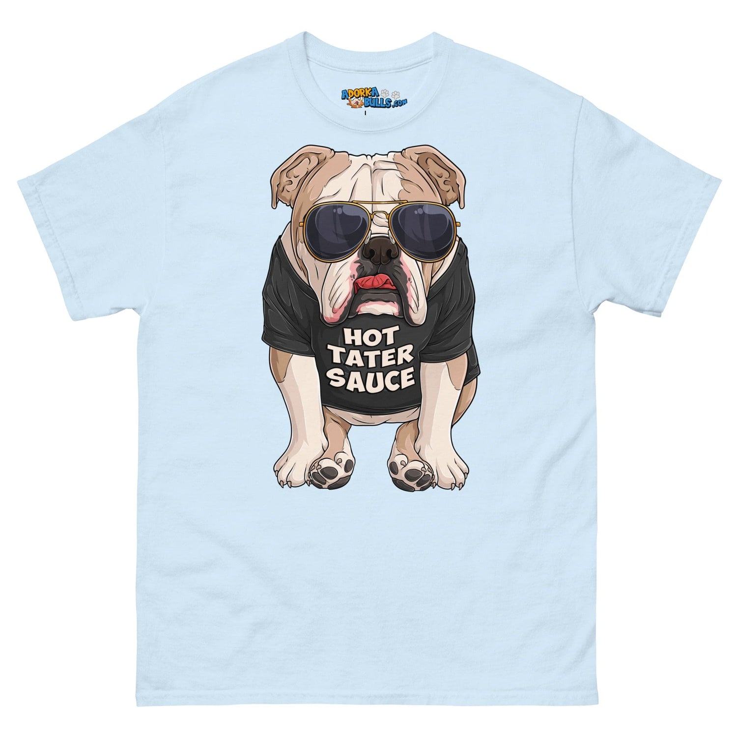 &quot;Hot Tater Sauce&quot; English Bulldog Men&