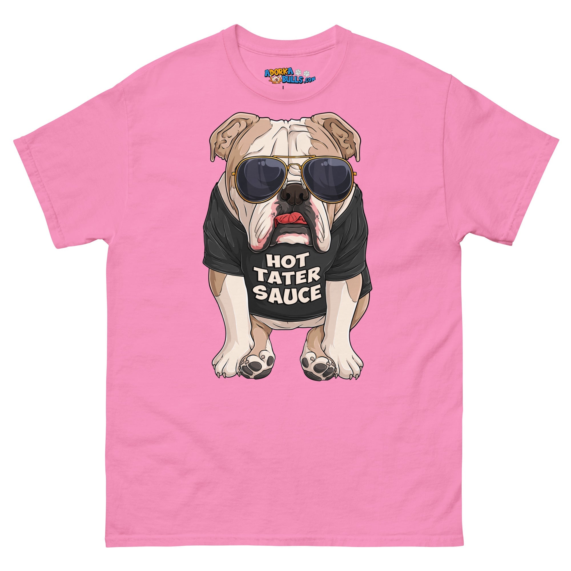 &quot;Hot Tater Sauce&quot; English Bulldog Men&