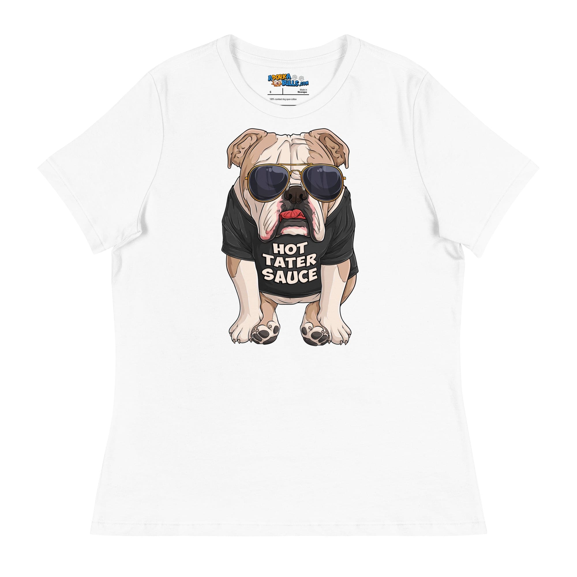 &quot;Hot Tater Sauce&quot; English Bulldog Women&