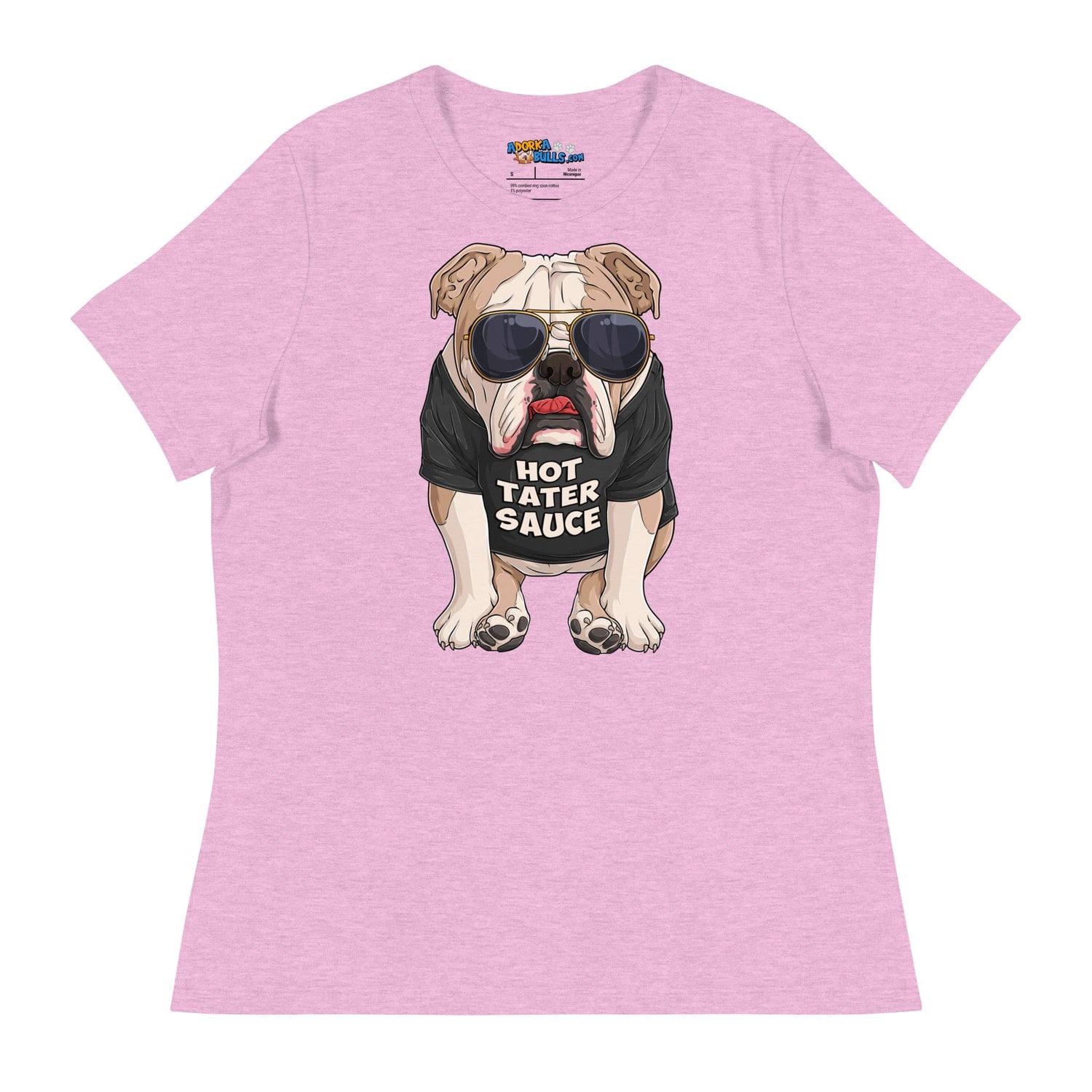 &quot;Hot Tater Sauce&quot; English Bulldog Women&