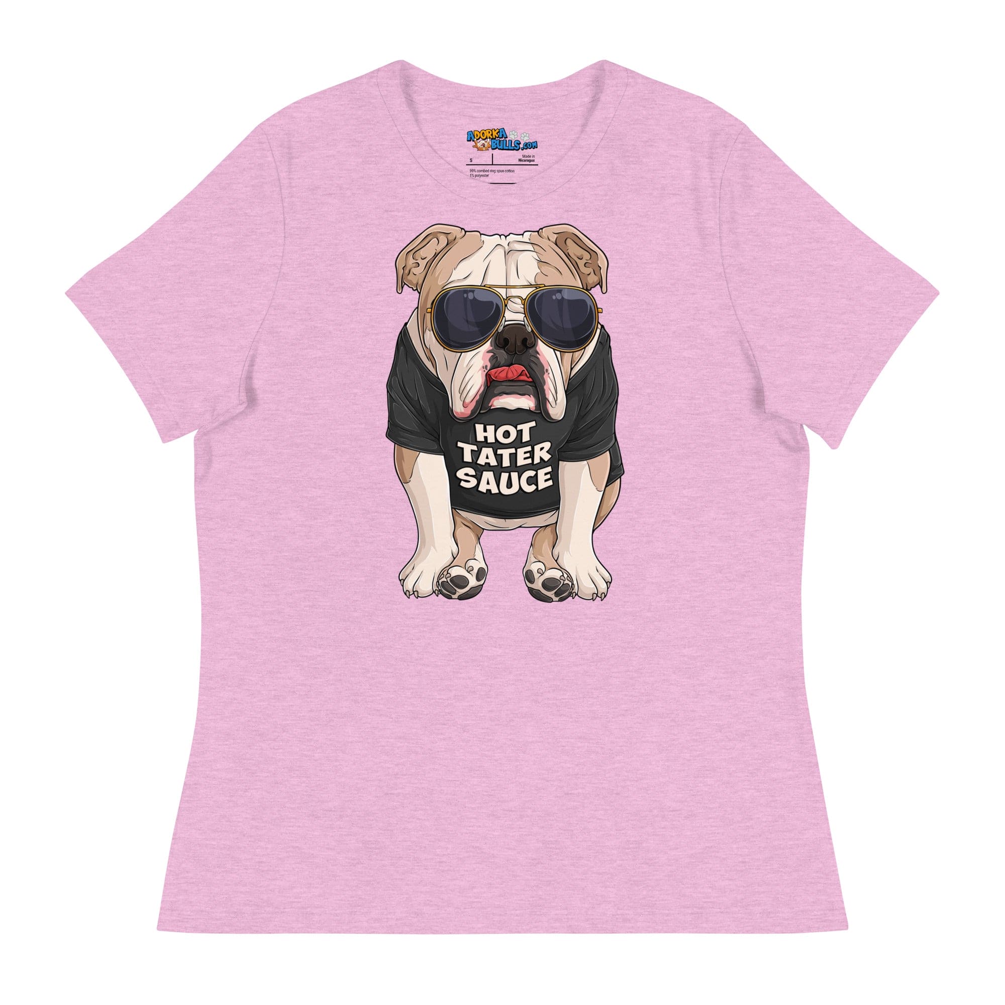 &quot;Hot Tater Sauce&quot; English Bulldog Women&