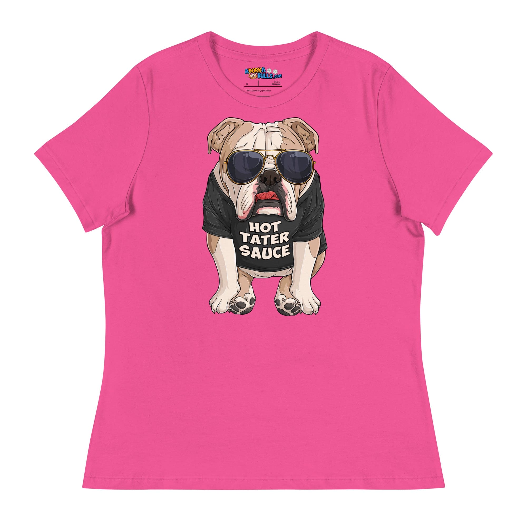 &quot;Hot Tater Sauce&quot; English Bulldog Women&