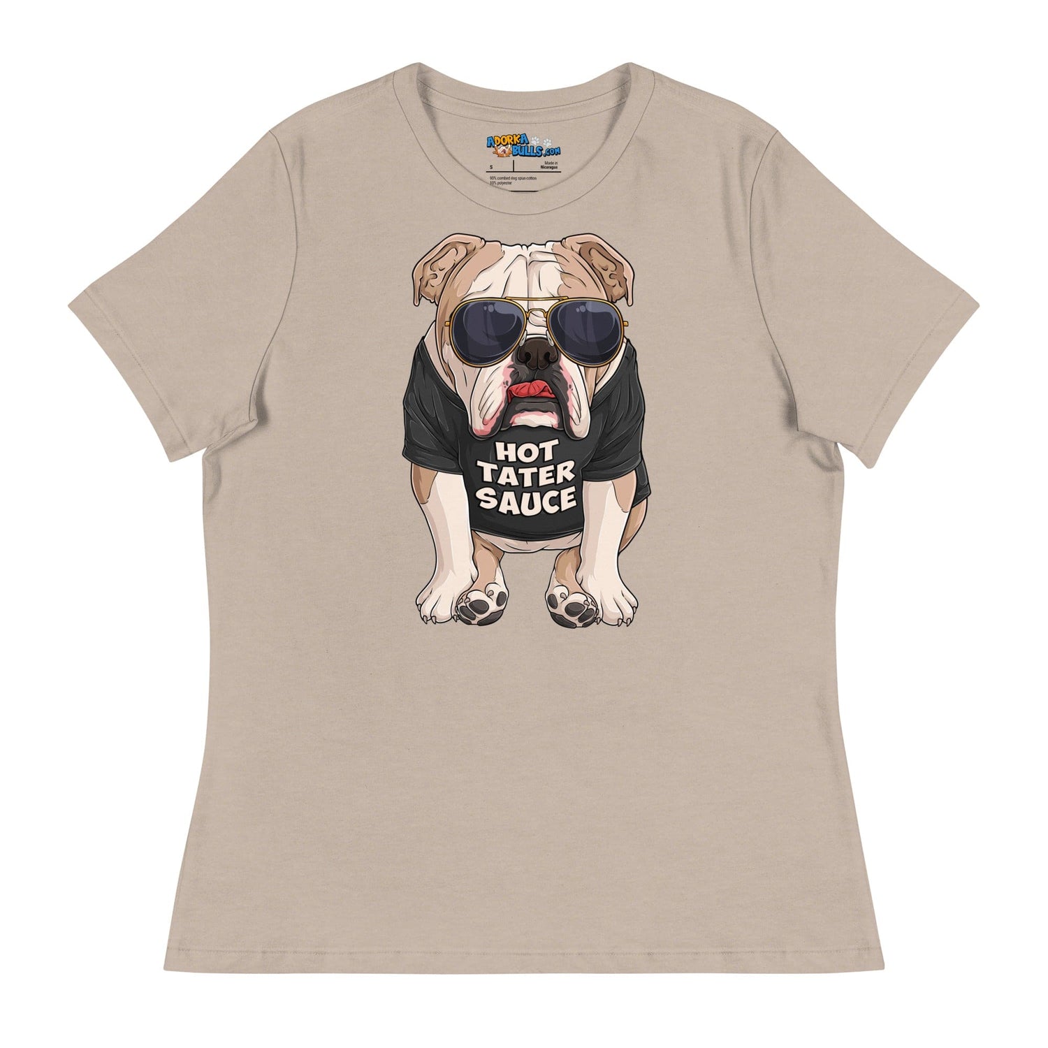 &quot;Hot Tater Sauce&quot; English Bulldog Women&