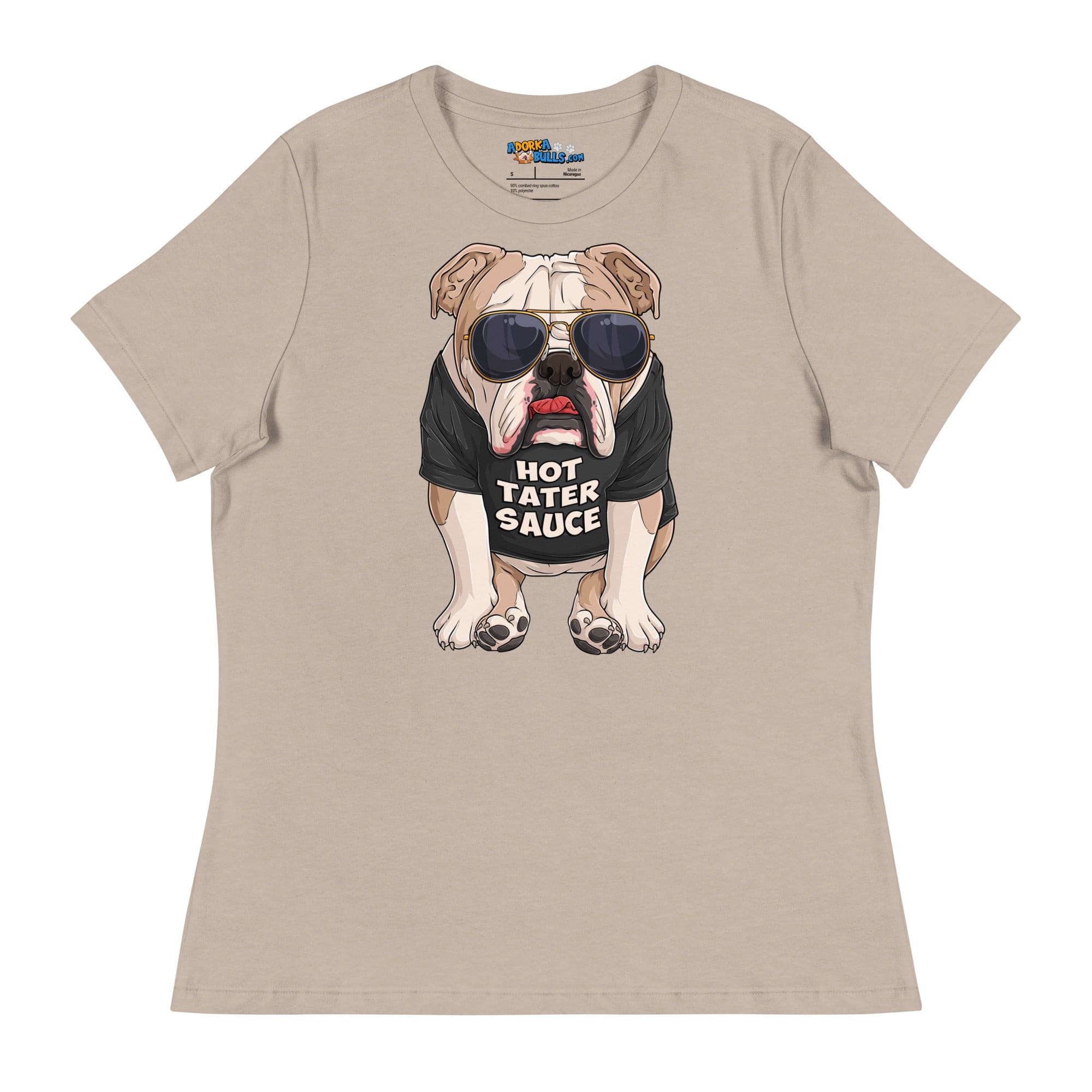 &quot;Hot Tater Sauce&quot; English Bulldog Women&