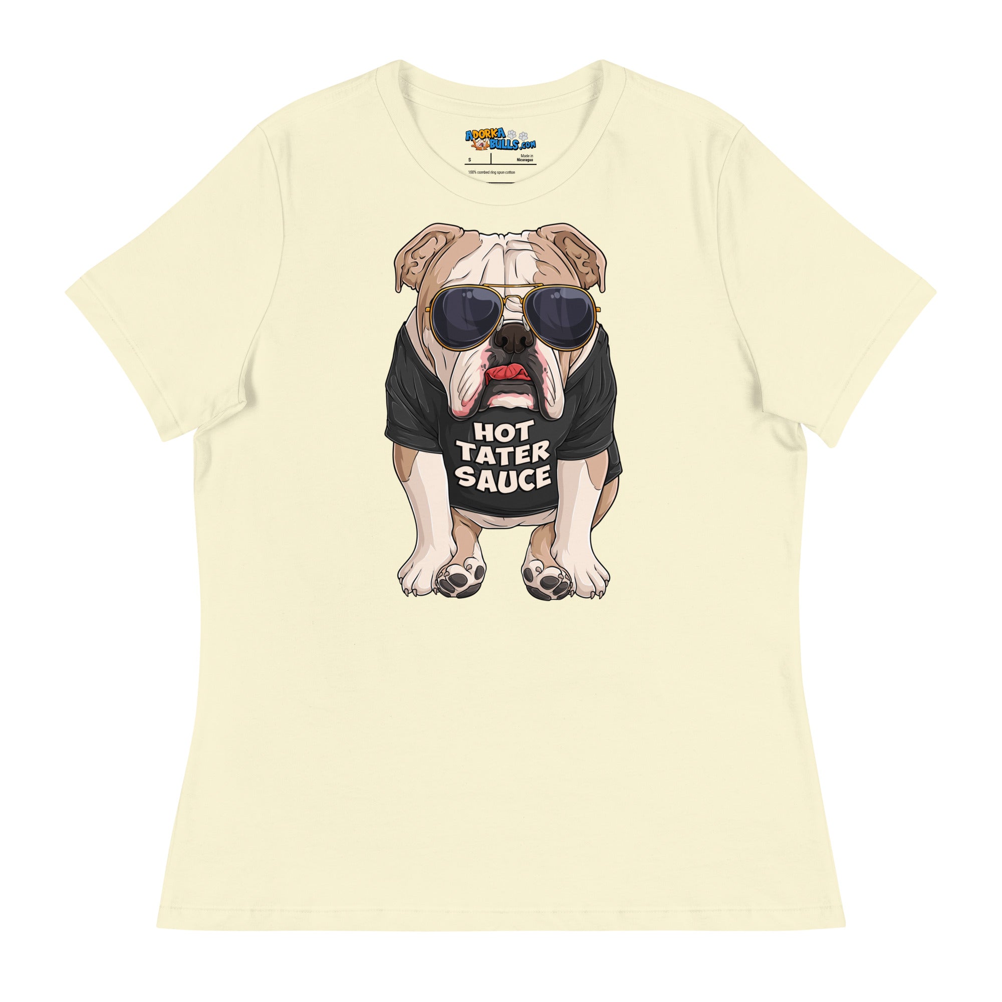 &quot;Hot Tater Sauce&quot; English Bulldog Women&