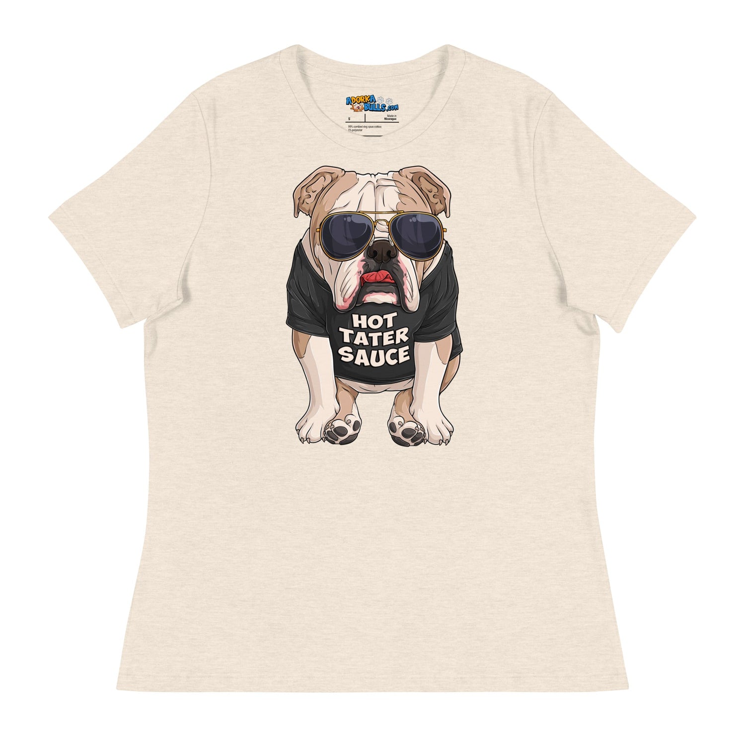 &quot;Hot Tater Sauce&quot; English Bulldog Women&