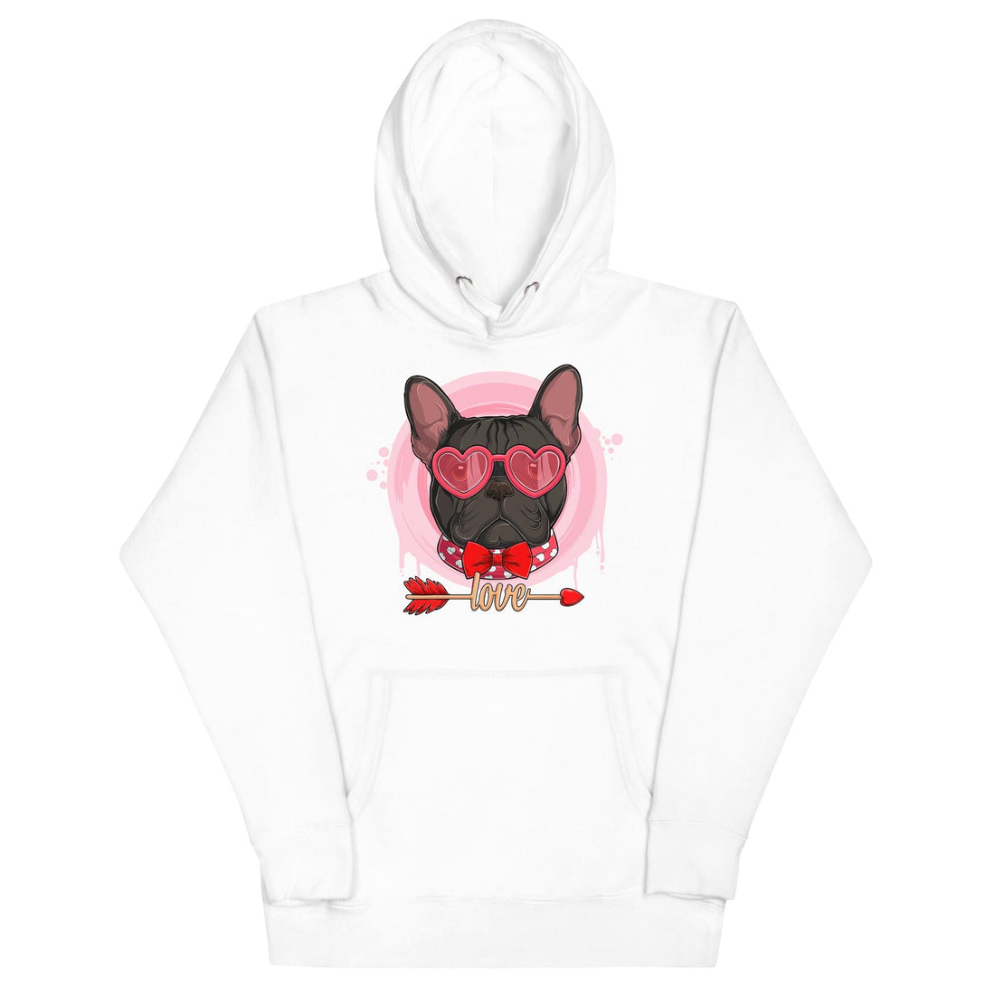 Hunky Black Colored Male French Bulldog Valentine&