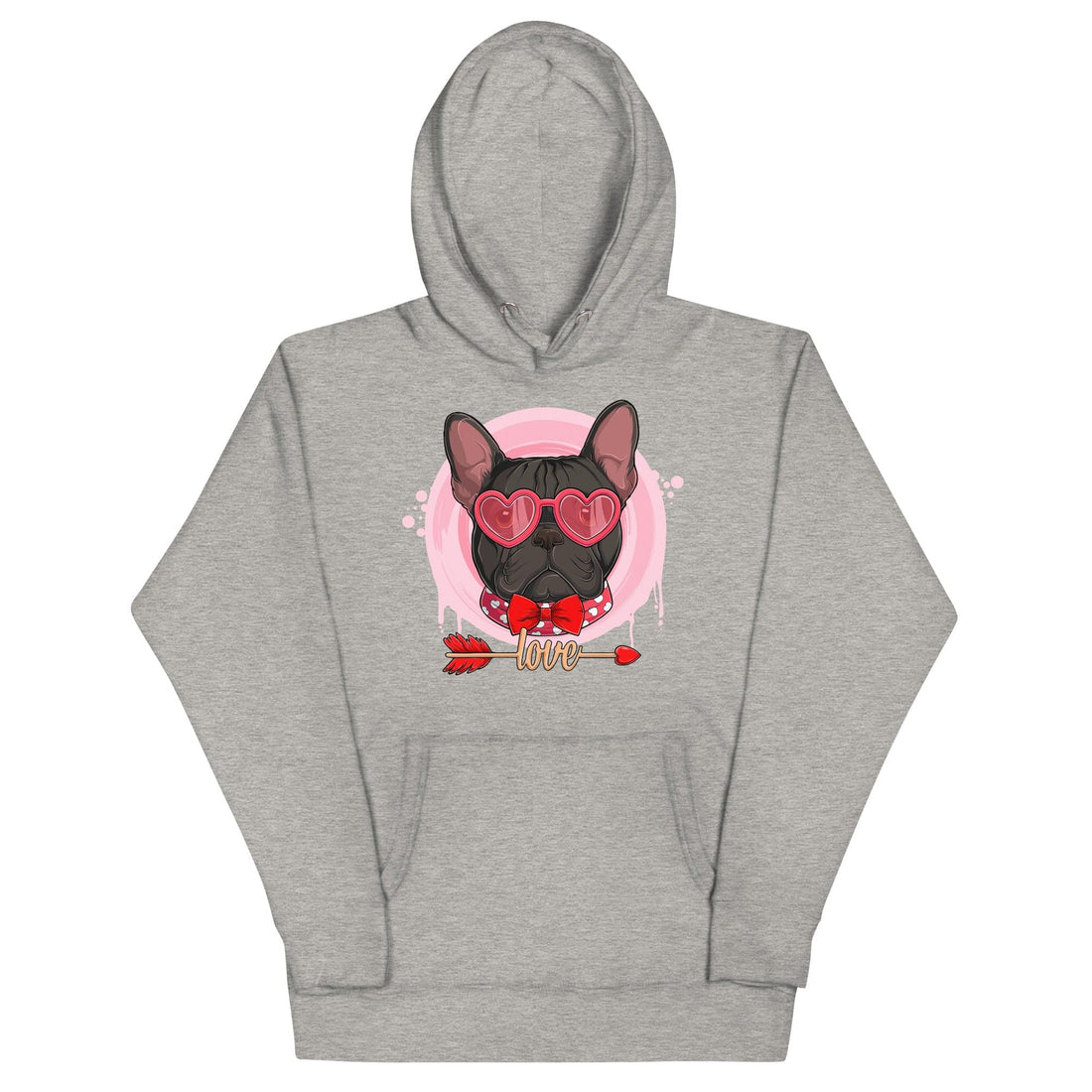 Hunky Black Colored Male French Bulldog Valentine&