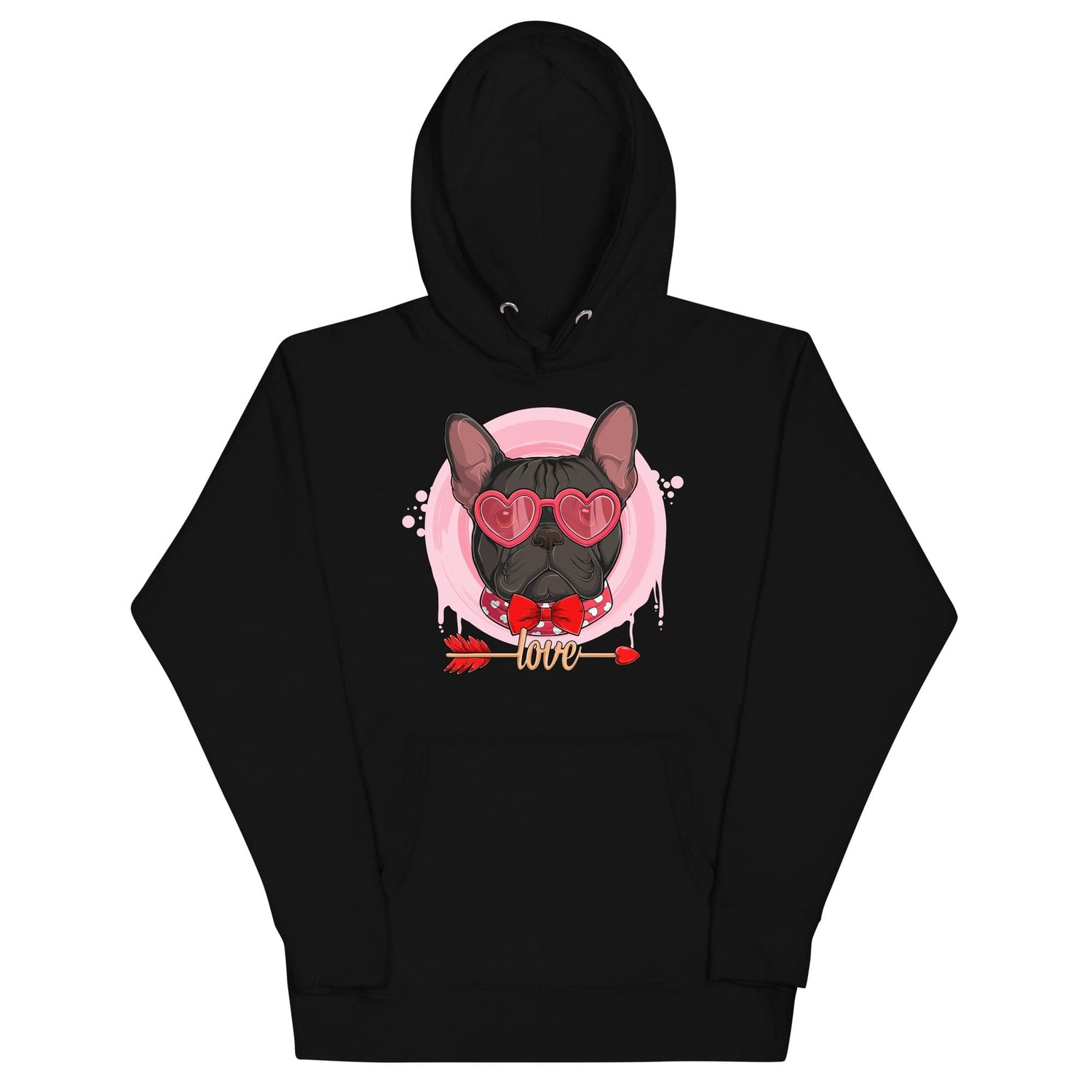 Hunky Black Colored Male French Bulldog Valentine&