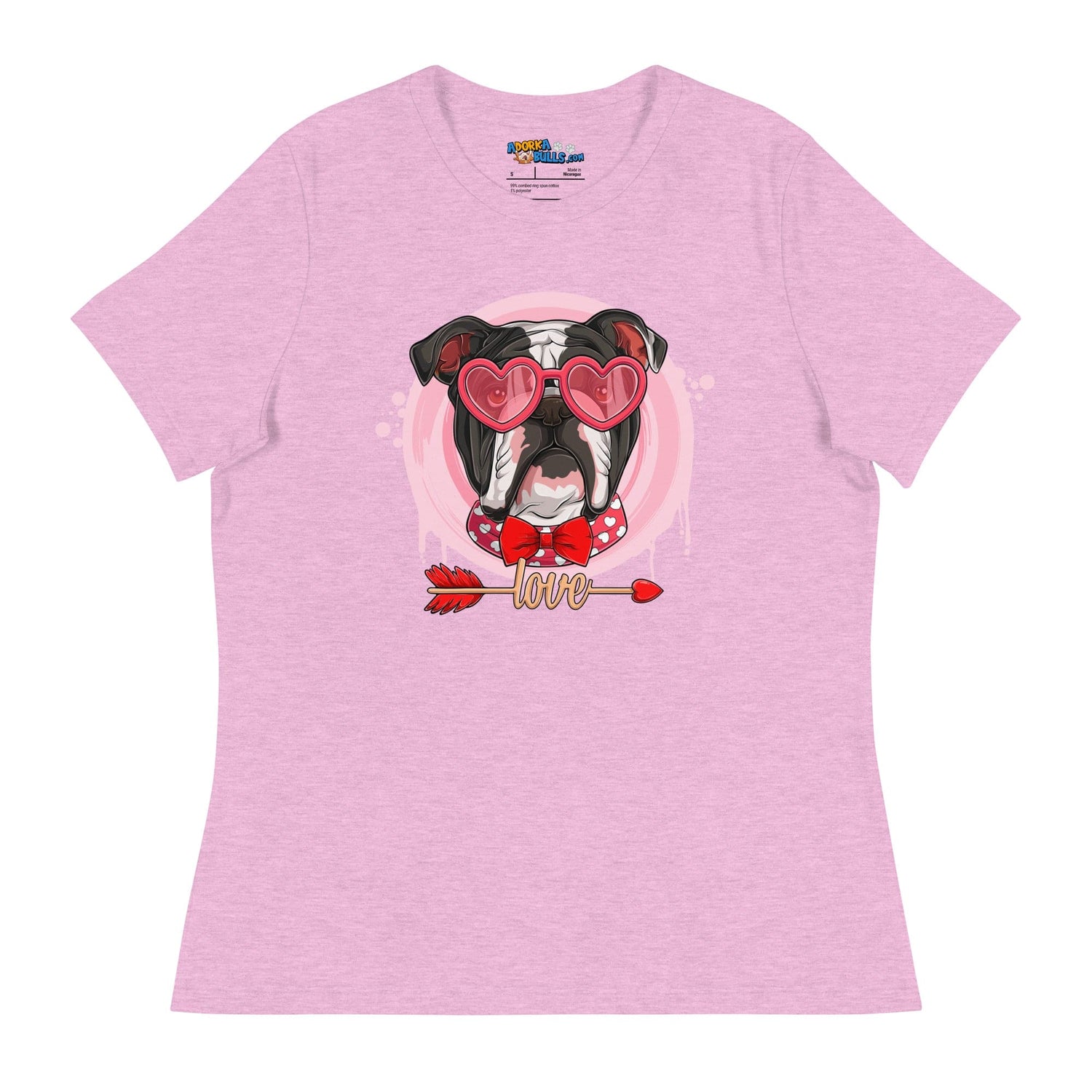 Hunky Black &amp; White Colored Male English Bulldog Valentine&