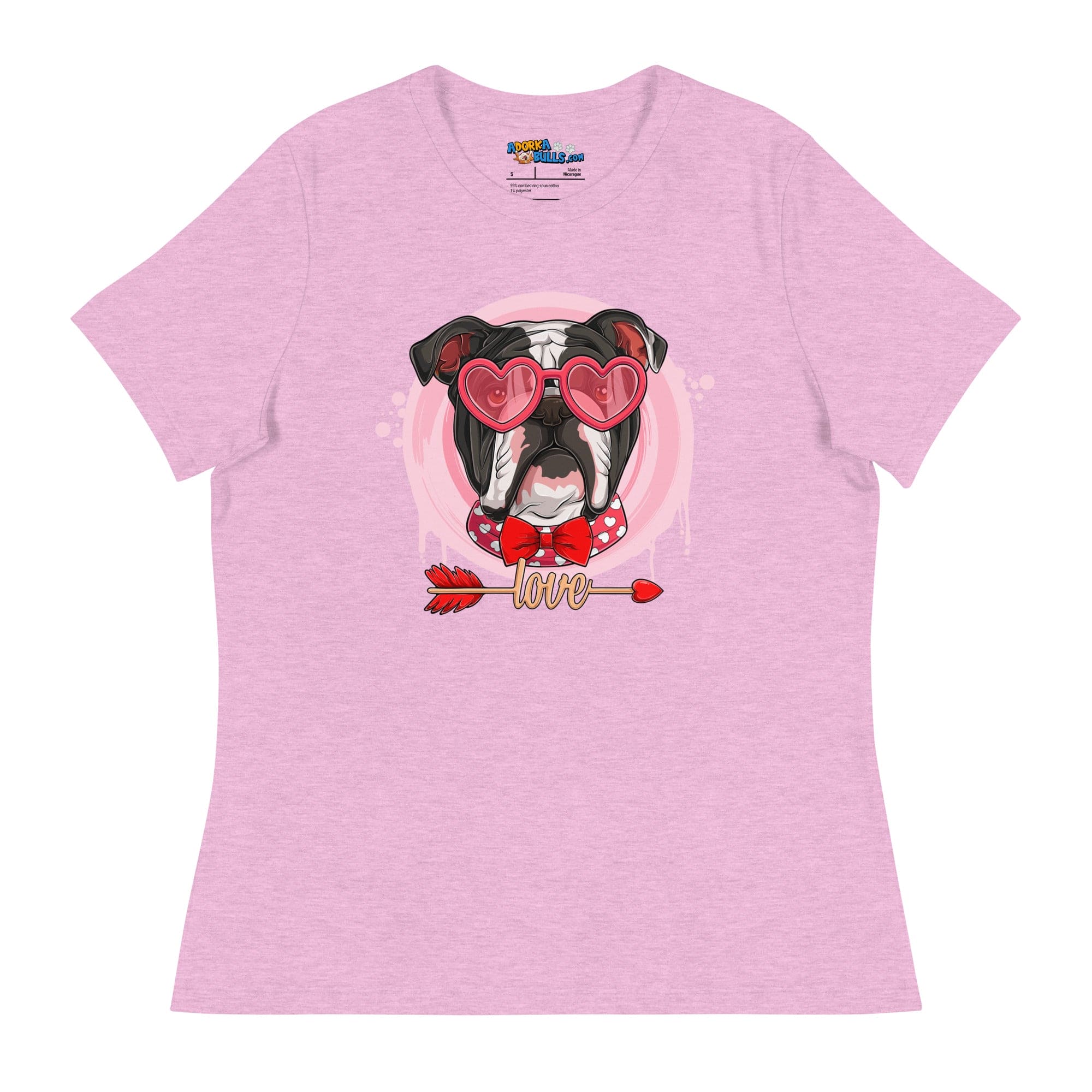 Hunky Black &amp; White Colored Male English Bulldog Valentine&