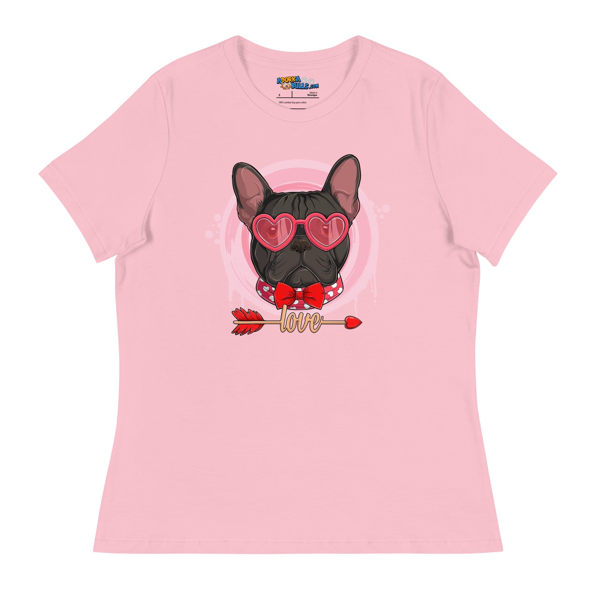 Hunky Black &amp; White Colored Male French Bulldog Valentine&
