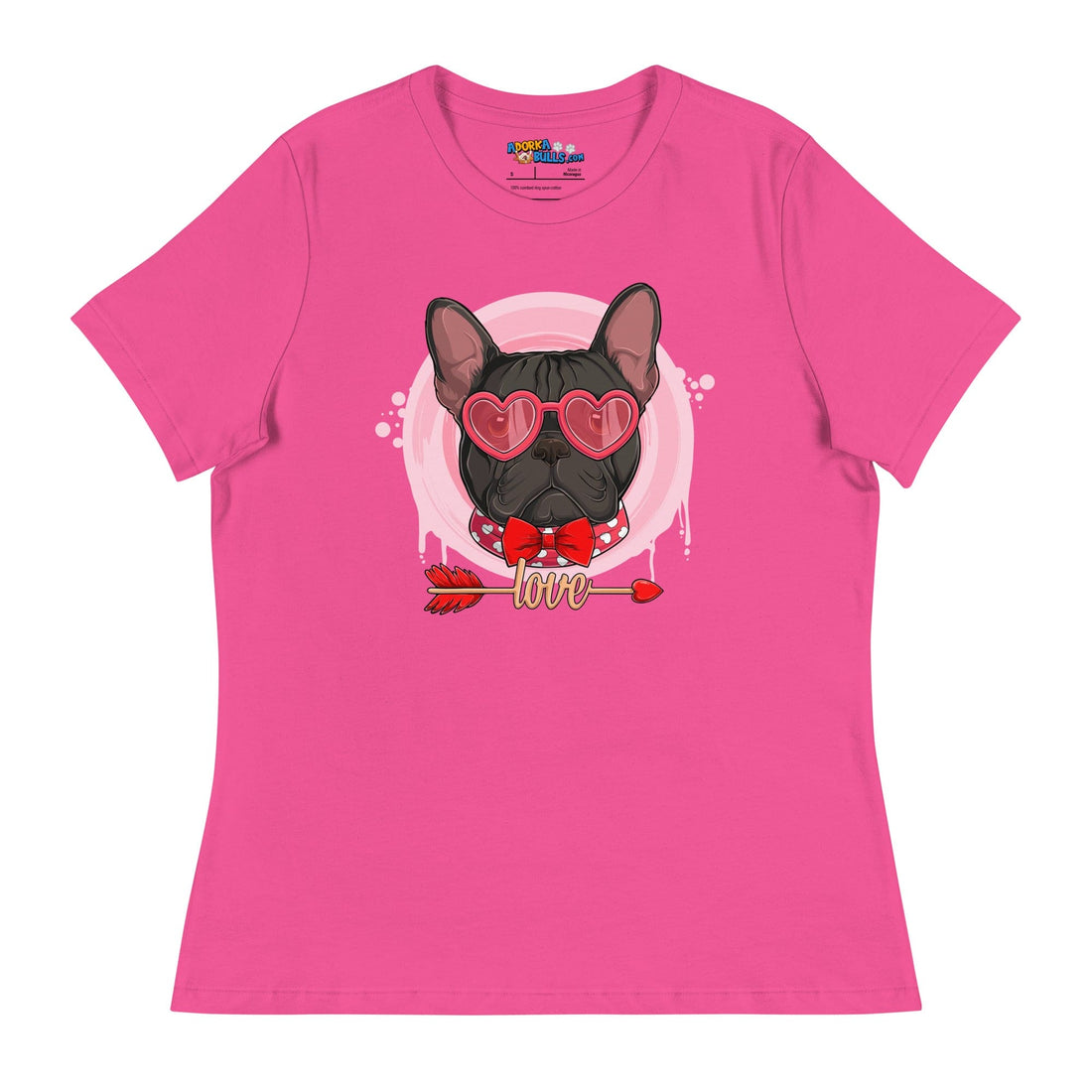 Hunky Black & White Colored Male French Bulldog Valentine&