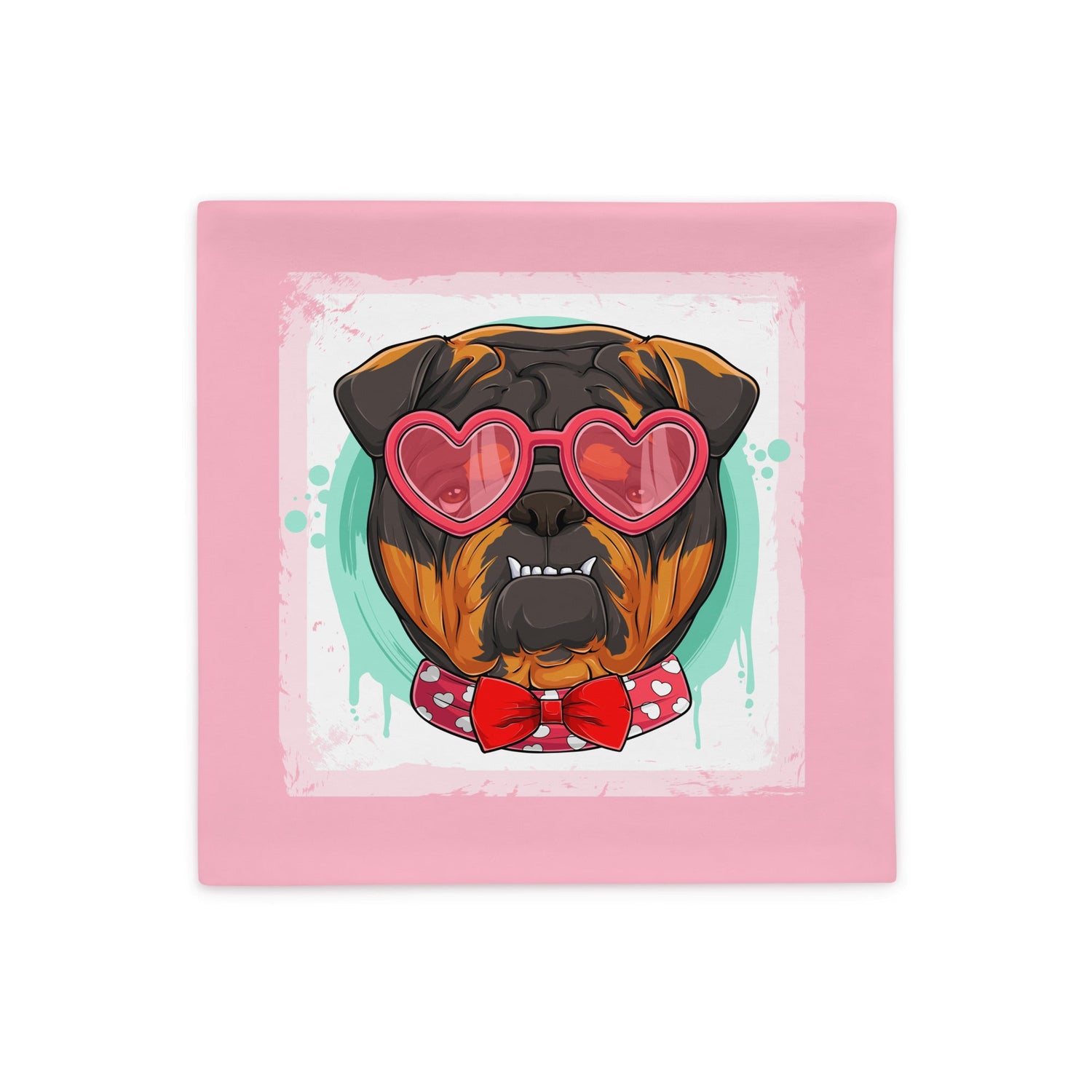 Hunky English Bulldog Pink Valentine&