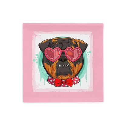 Hunky English Bulldog Pink Valentine&