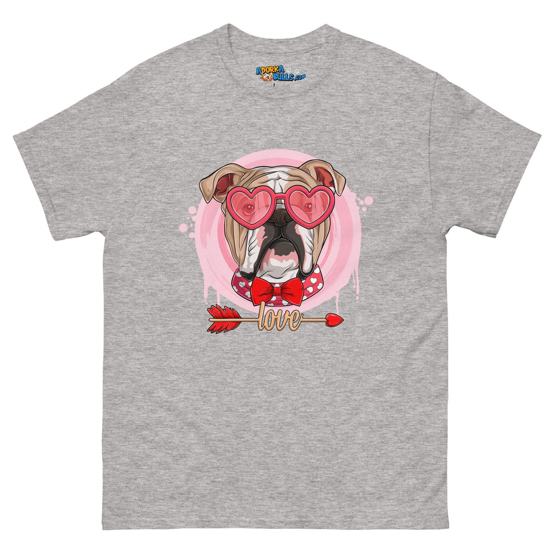 Hunky Fawn & White Colored Male English Bulldog Valentine&