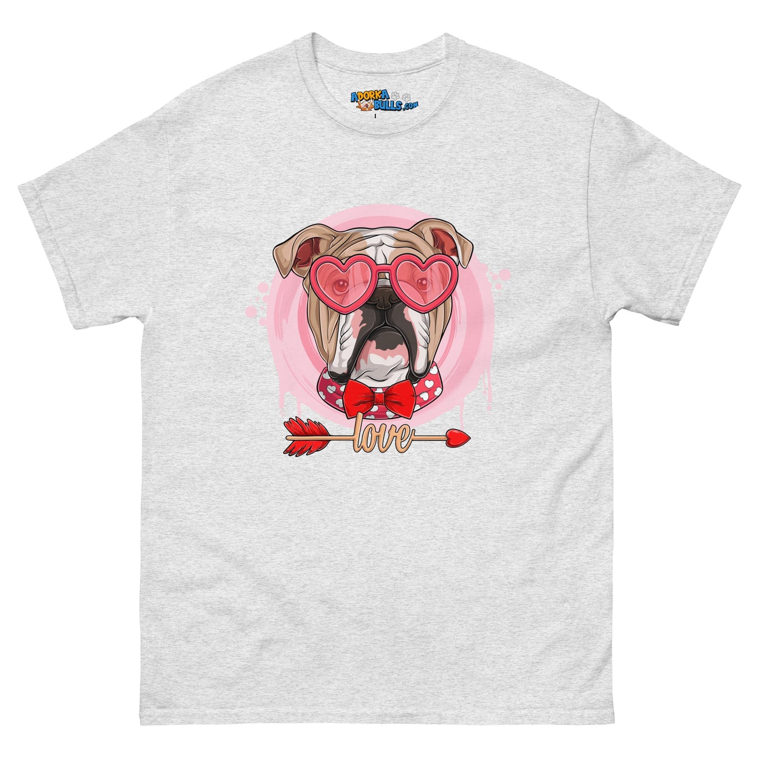 Hunky Fawn &amp; White Colored Male English Bulldog Valentine&