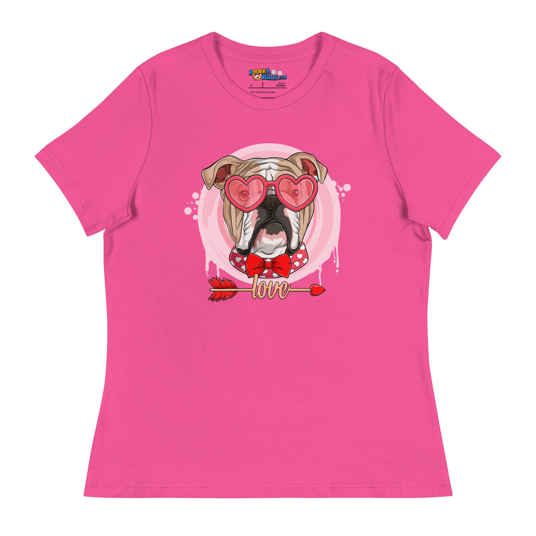 Hunky Fawn & White Colored Male English Bulldog Valentine&