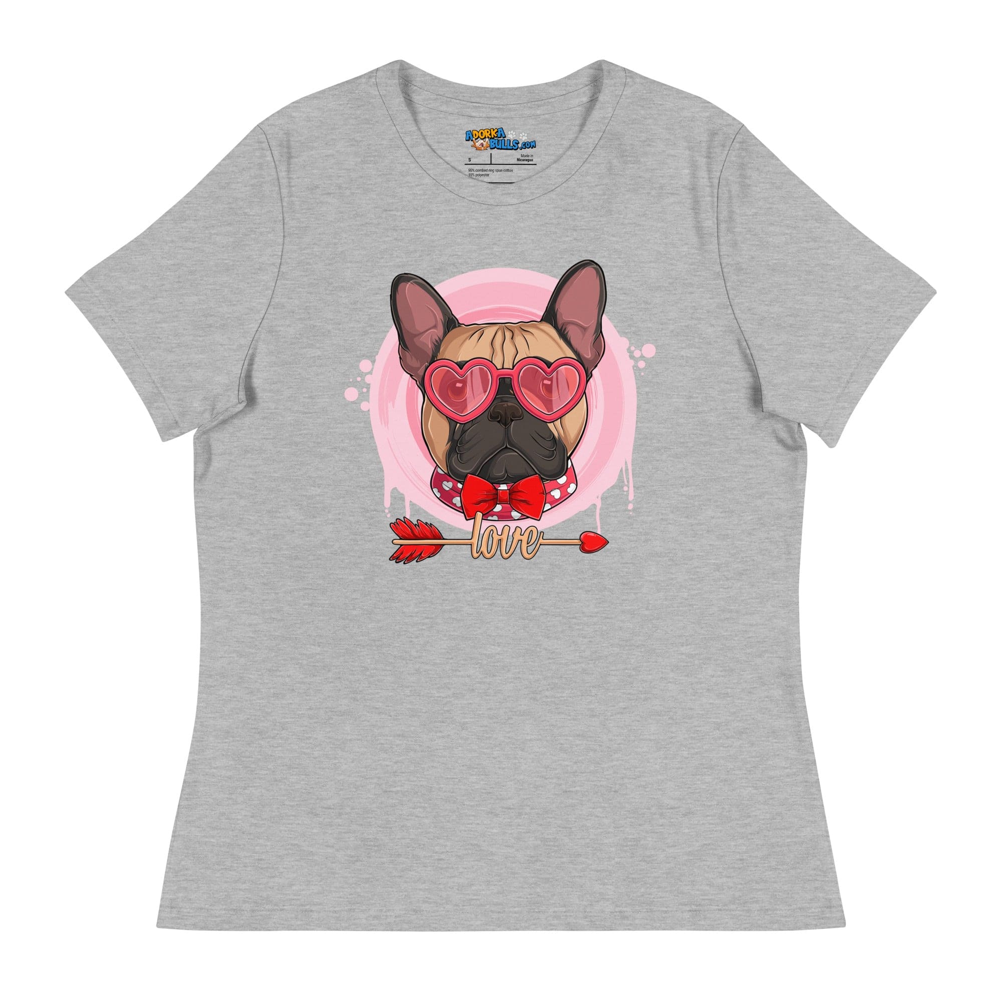 Hunky Fawn &amp; White Colored Male French Bulldog Valentine&