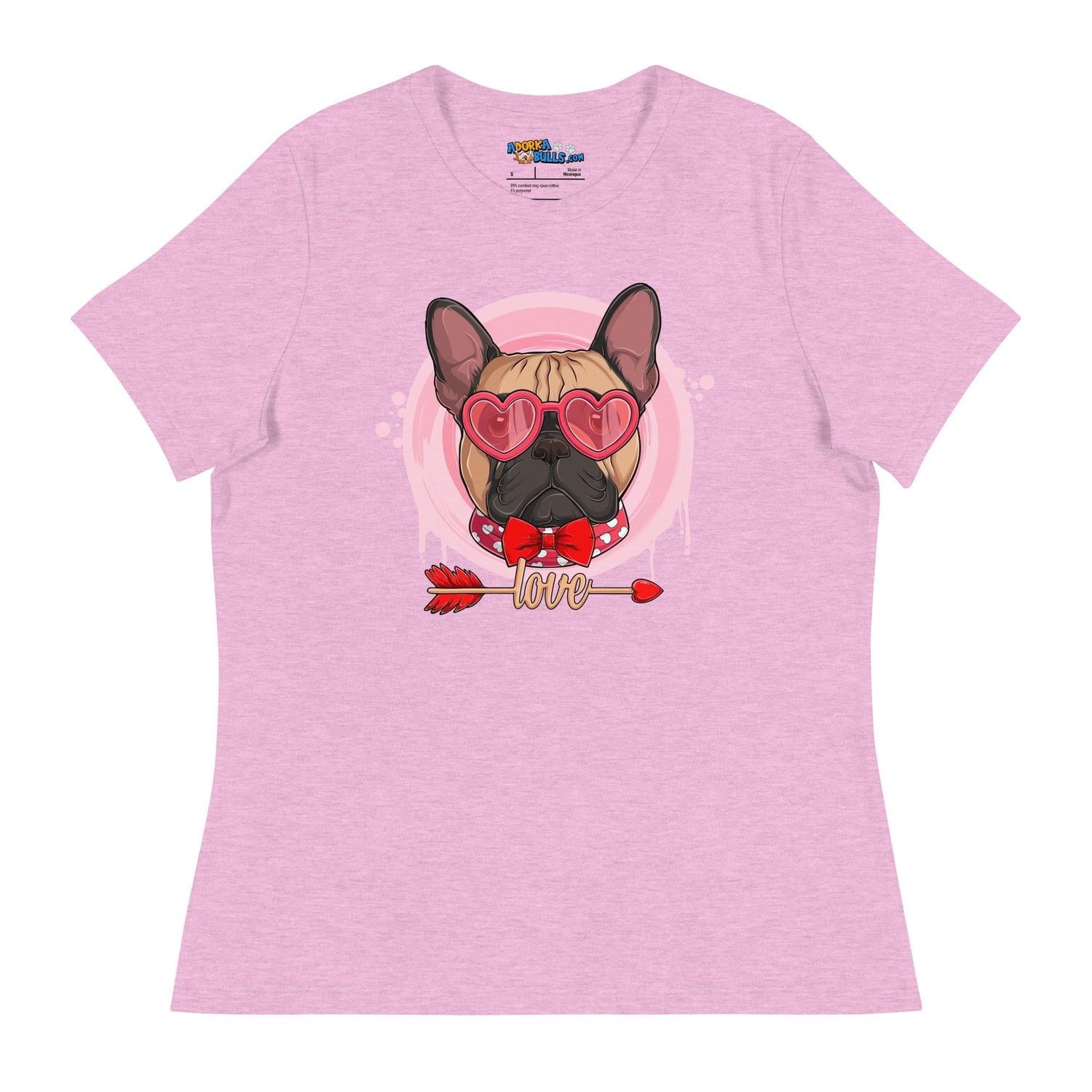 Hunky Fawn &amp; White Colored Male French Bulldog Valentine&