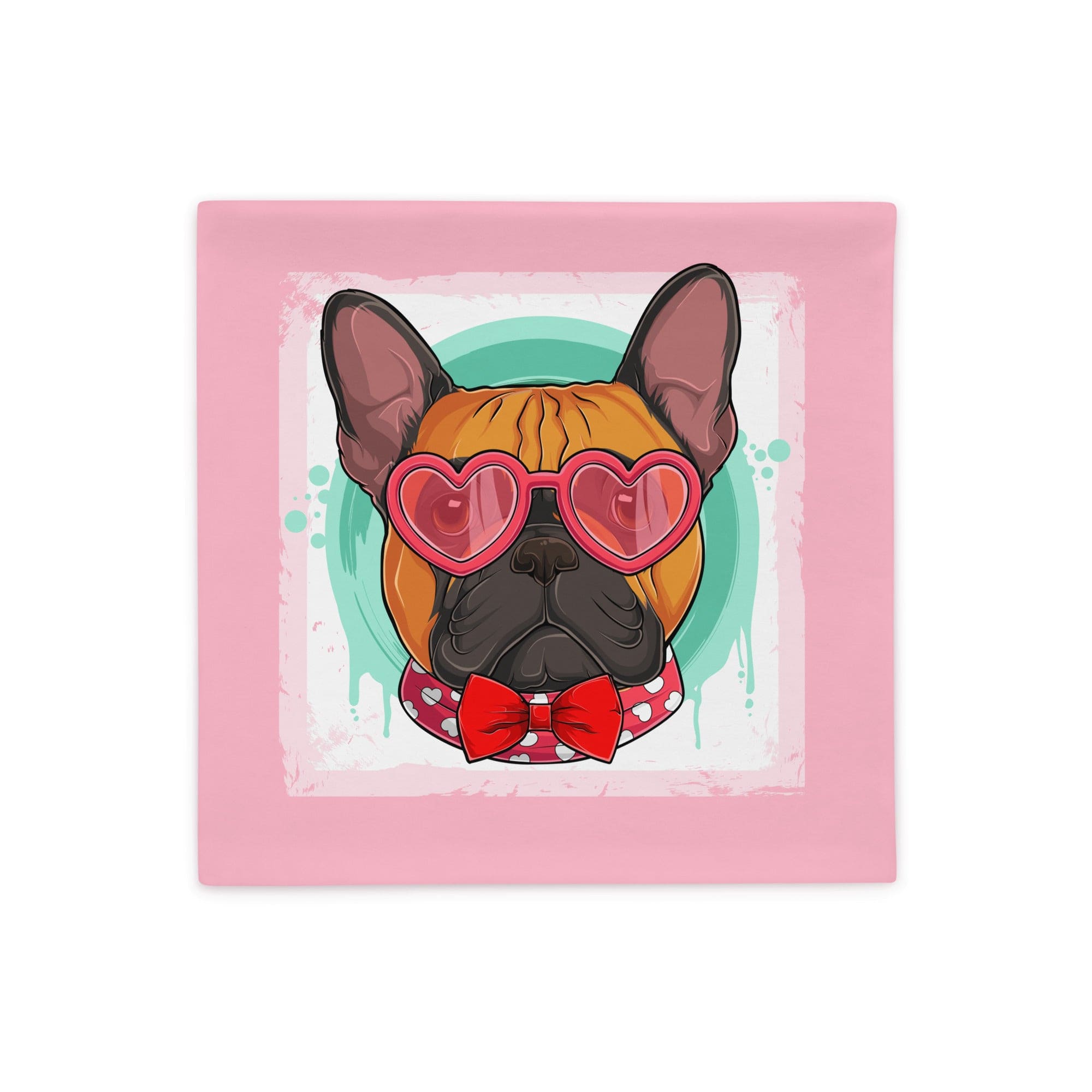 Hunky French Bulldog Pink Valentine&