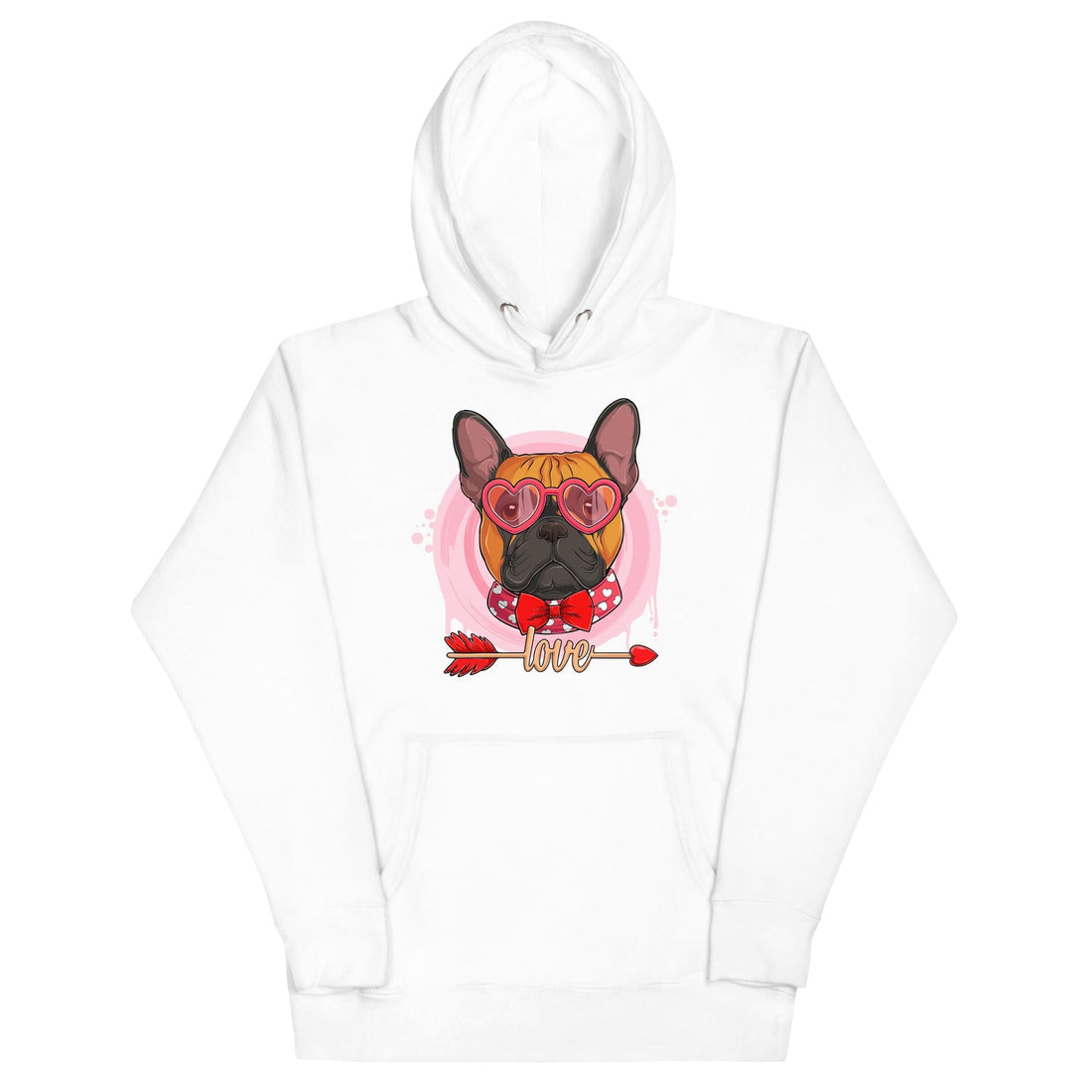 Hunky Red Colored Male French Bulldog Valentine&