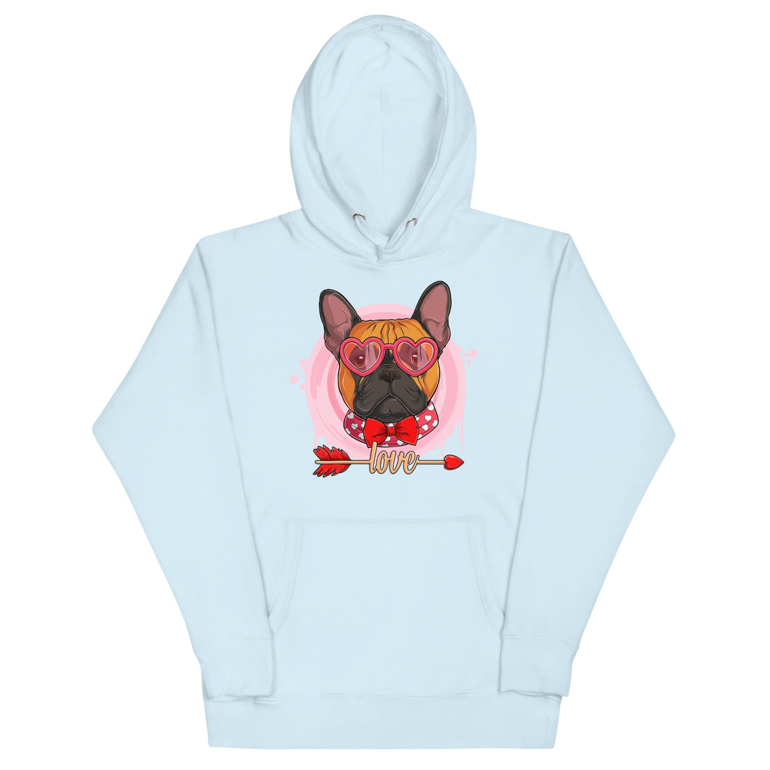 Hunky Red Colored Male French Bulldog Valentine&