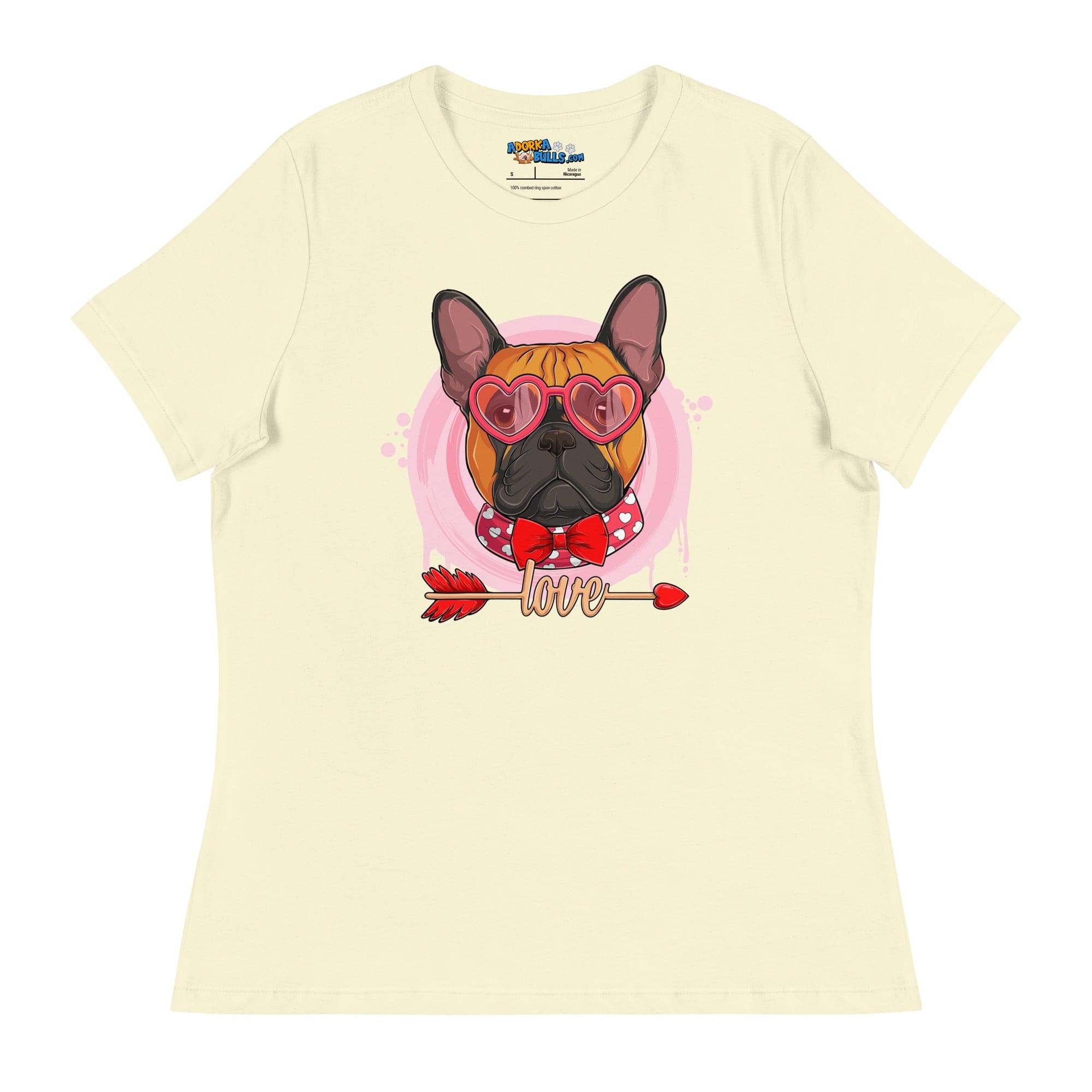 Hunky Red &amp; White Colored Male French Bulldog Valentine&