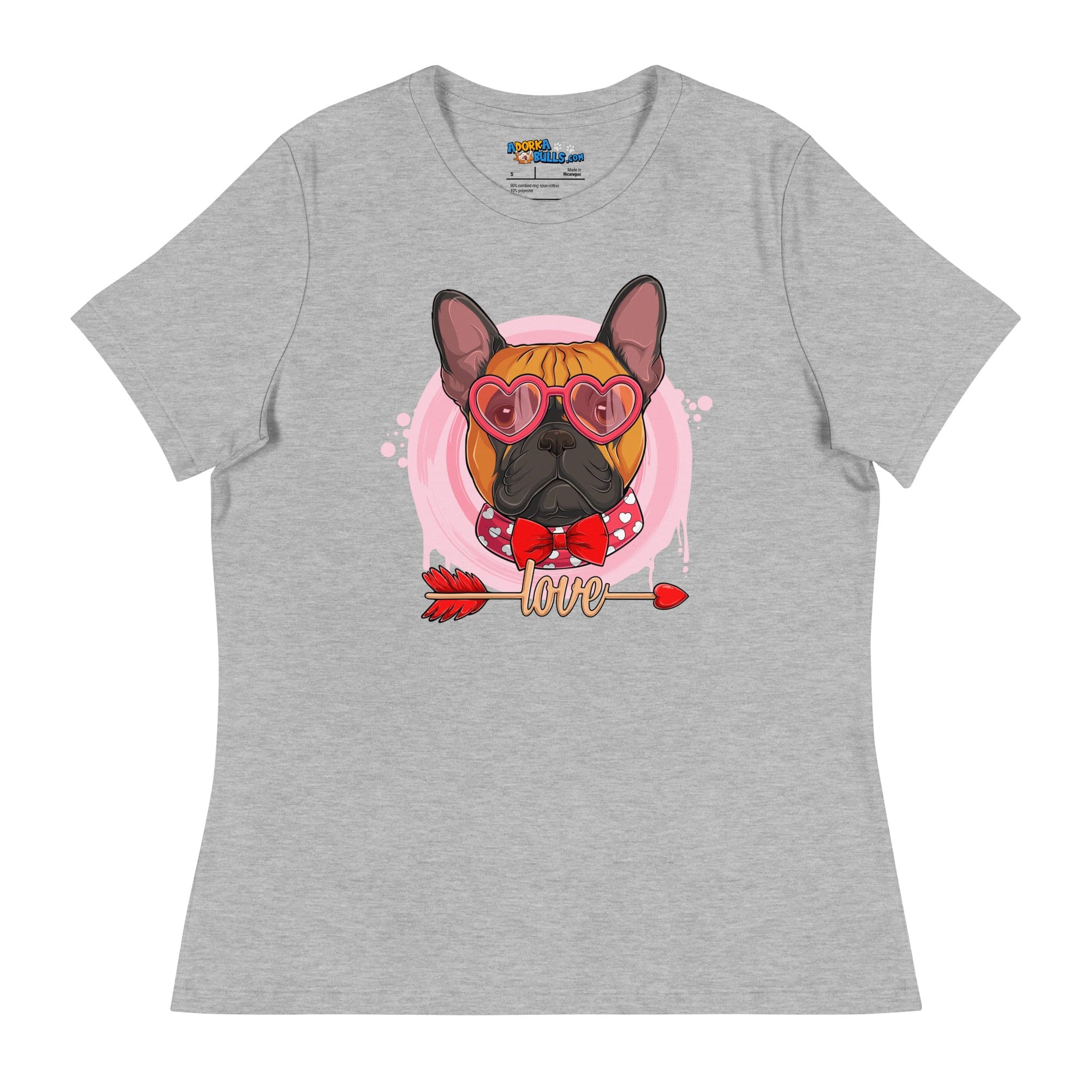Hunky Red &amp; White Colored Male French Bulldog Valentine&